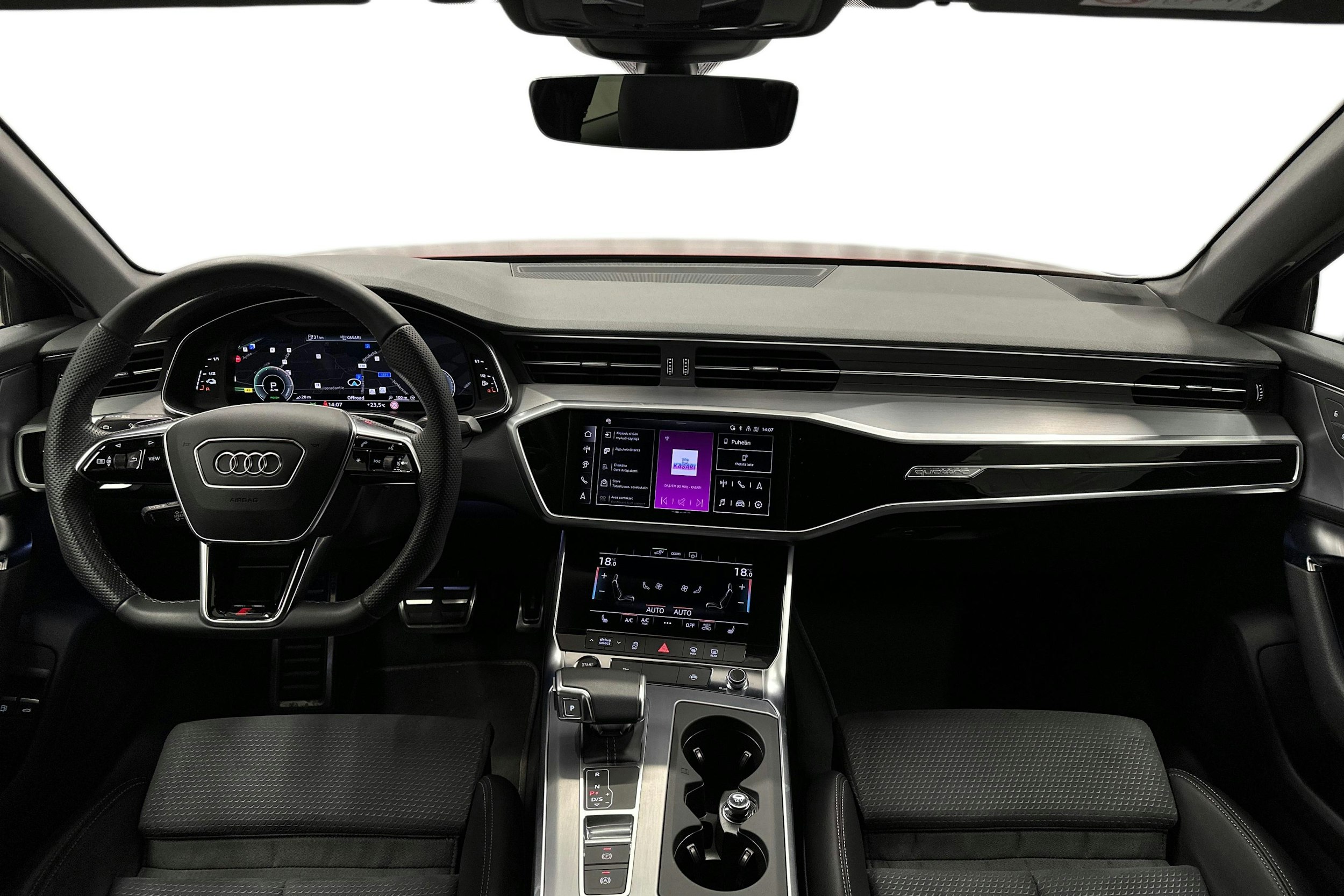 punainen Audi A6 2024 kuva 9.