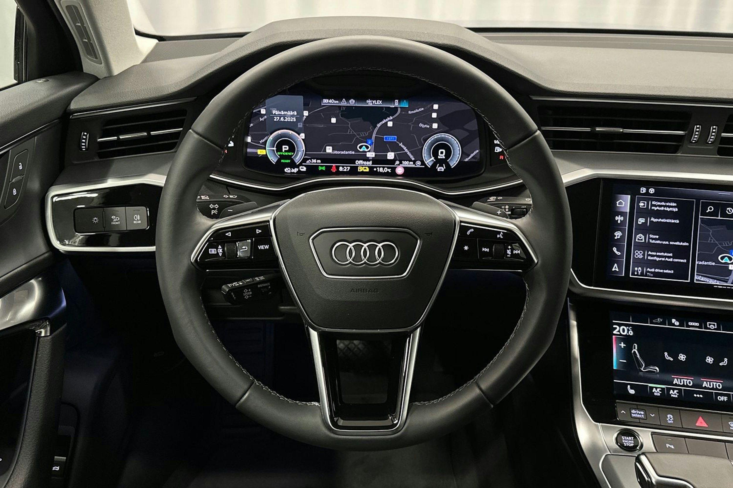 sininen Audi A6 2025 kuva 18.
