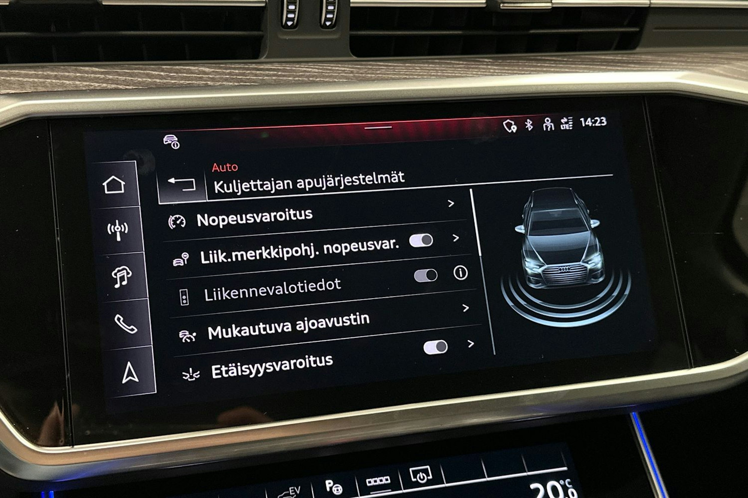 hopea Audi A6 2025 kuva 34.