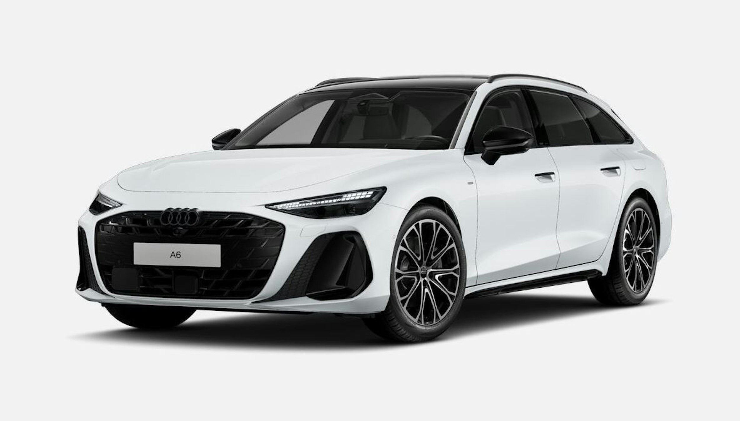 valkoinen Audi A6 2025 kuva 1.