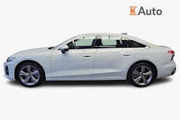 jäätikön valkoinen Audi A6 2025 kuva 16.