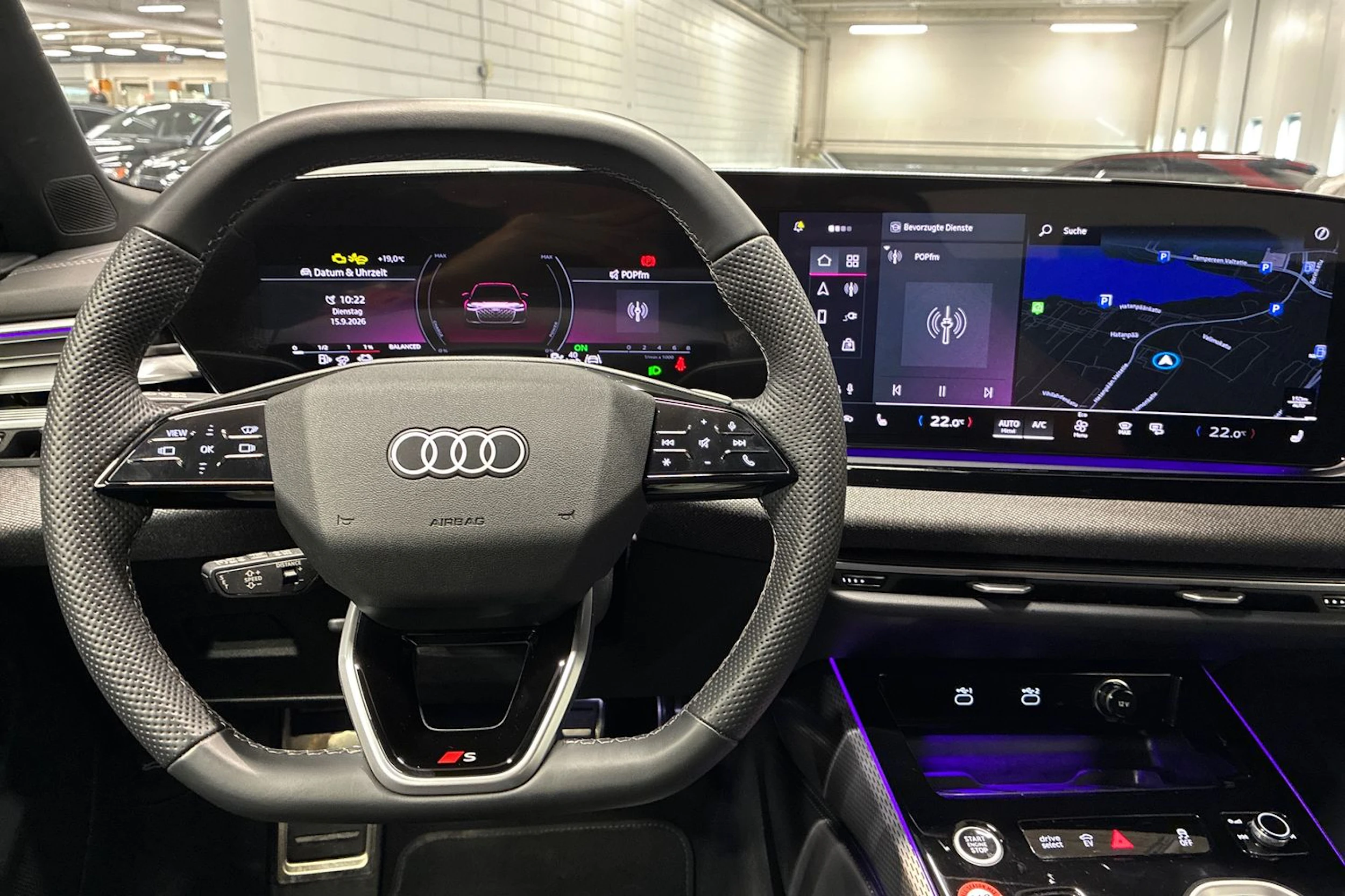 sininen Audi A6 2026 kuva 11.