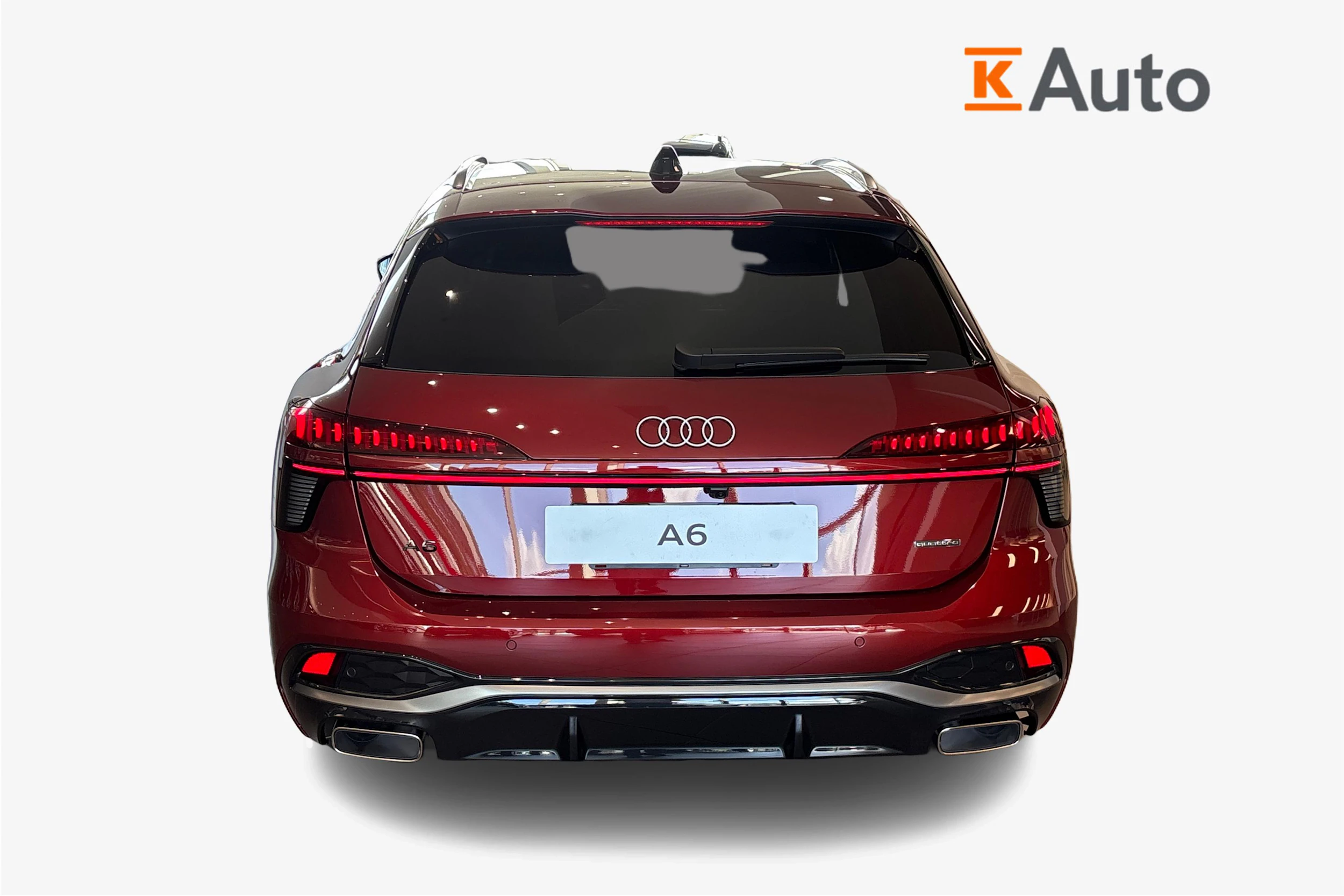 punainen Audi A6 2026 kuva 3.