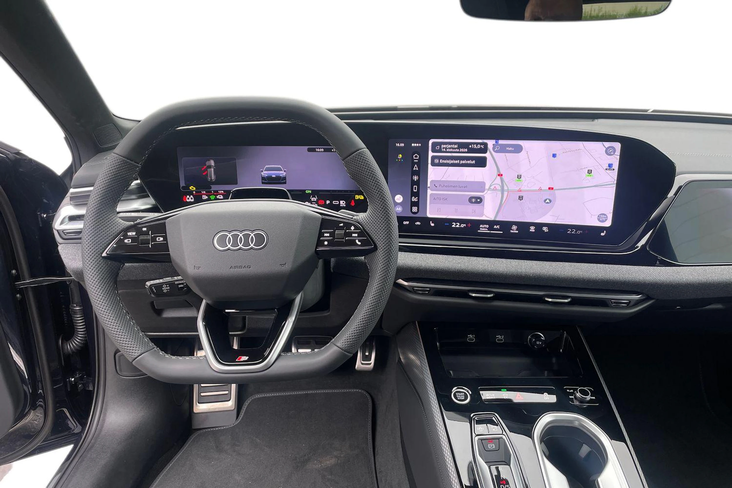 sininen Audi A6 2026 kuva 7.