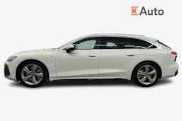 jäätikön valkoinen Audi A6 2026 kuva 5.