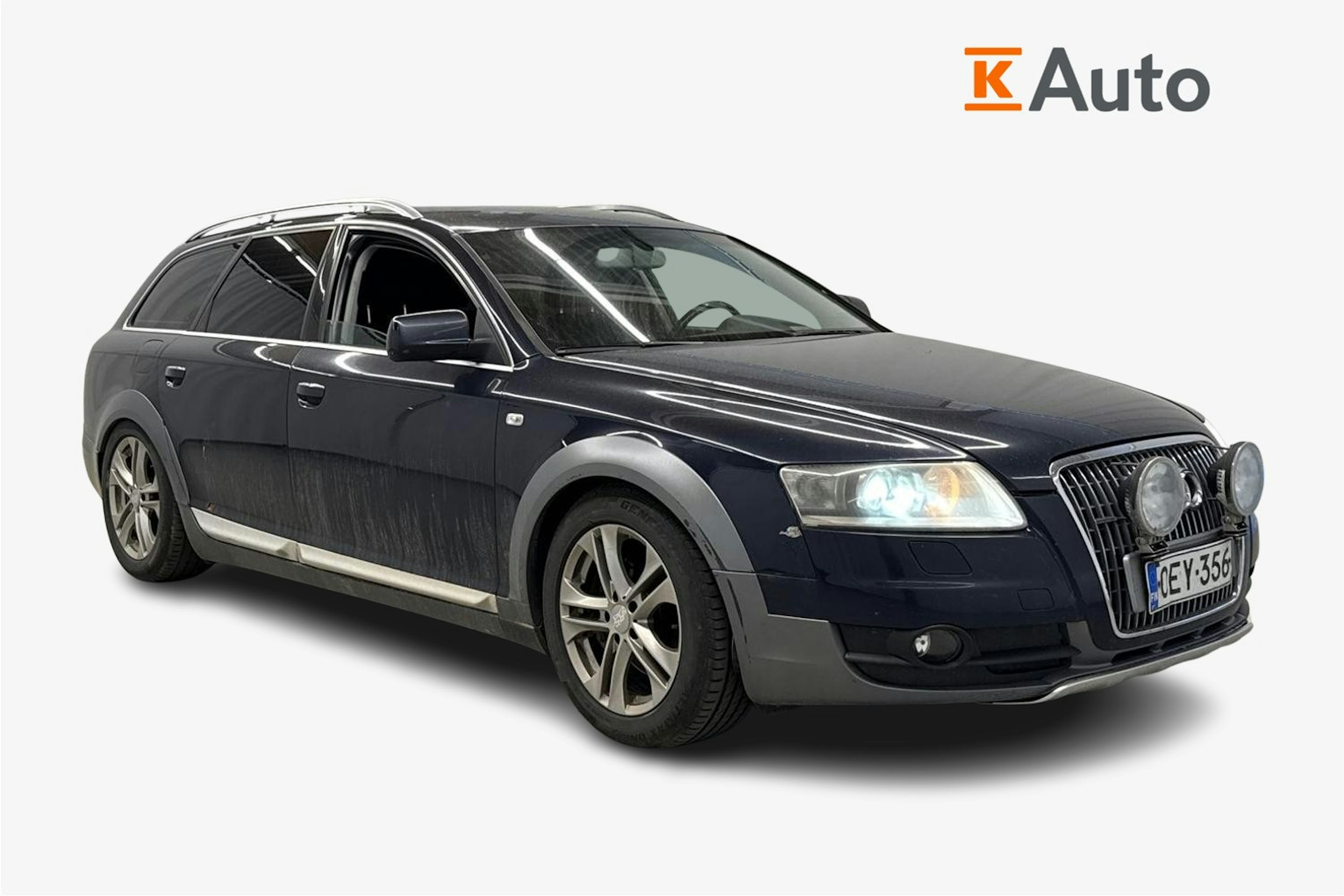 sininen Audi A6 allroad quattro 2006 kuva 1.
