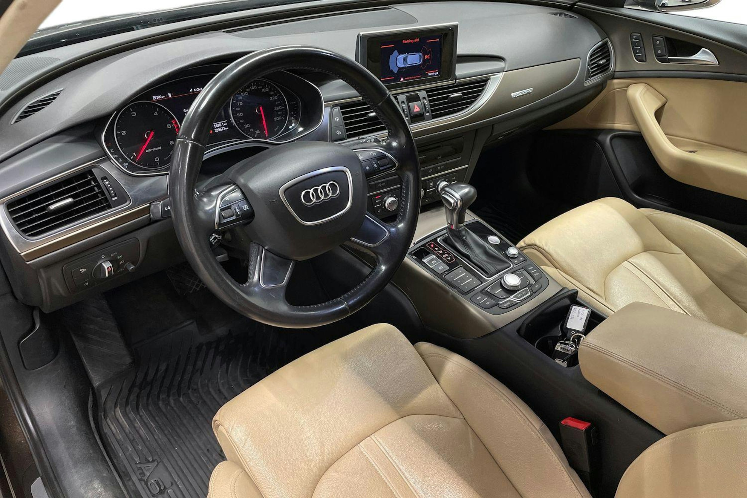 met. ruskea (beige) Audi A6 allroad quattro 2014 kuva 7.