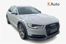 valkoinen Audi A6 allroad quattro 2014 kuva 1.