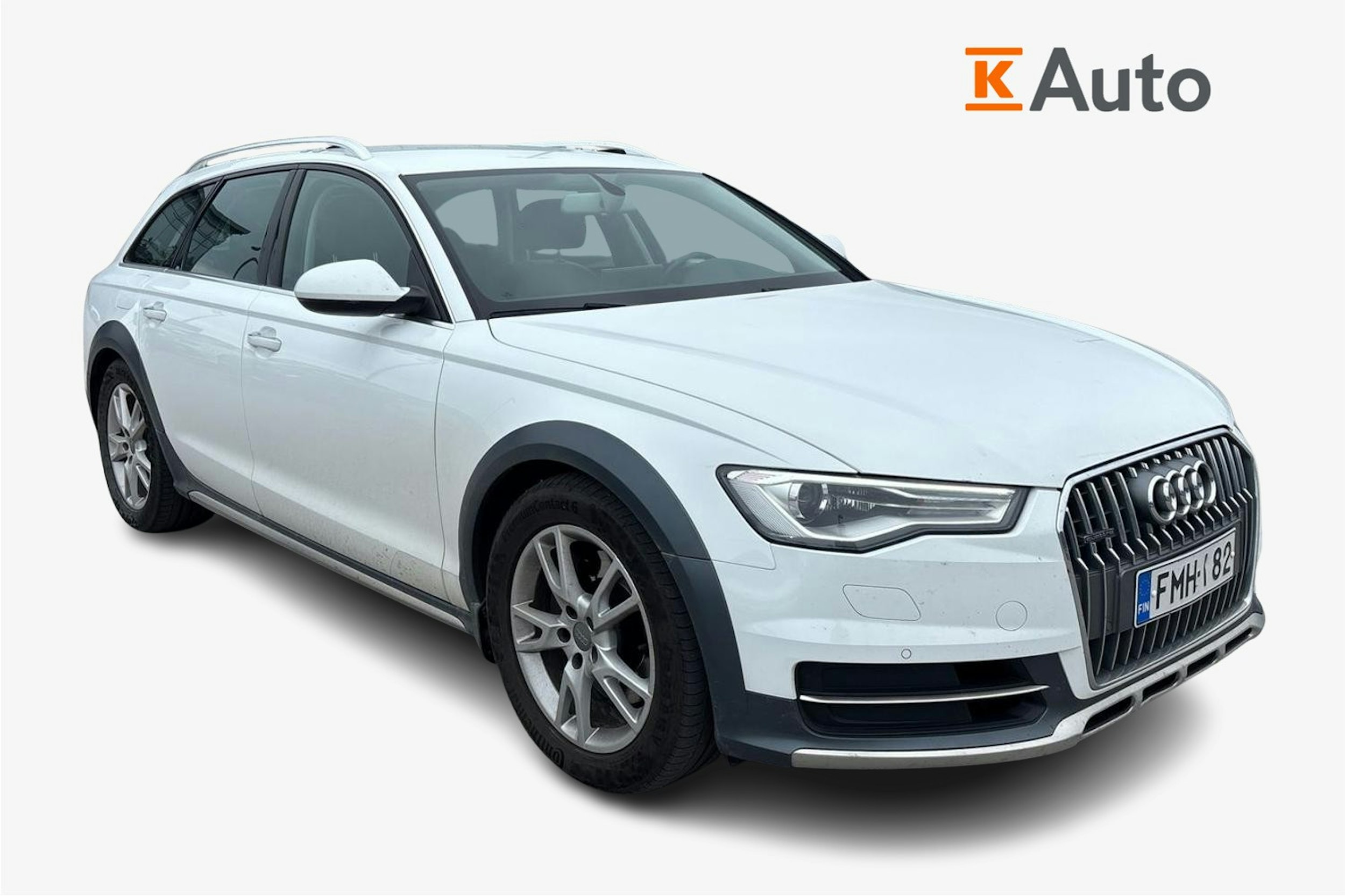 valkoinen Audi A6 allroad quattro 2016 kuva 1.