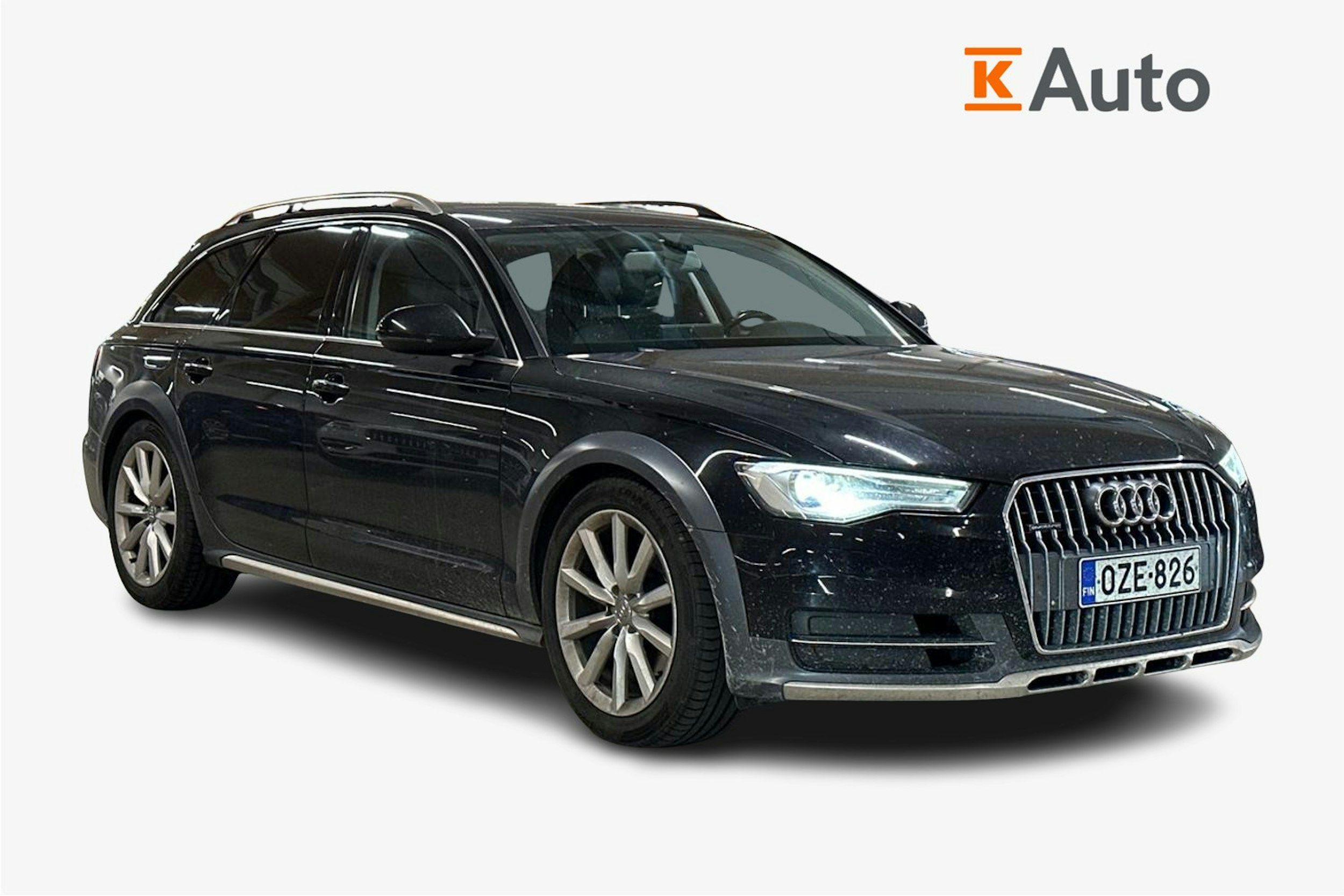 musta Audi A6 allroad quattro 2016 kuva 1.