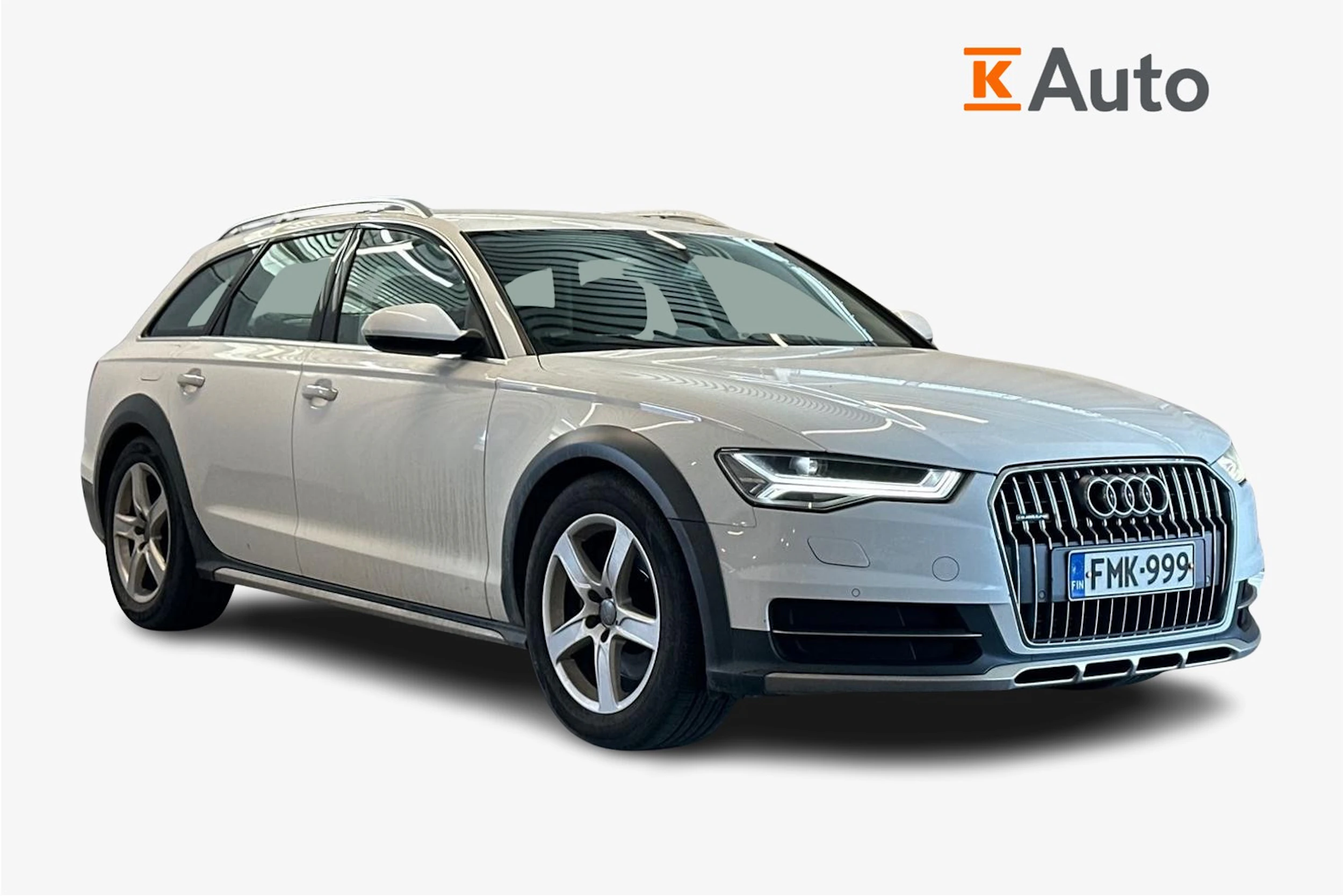 valkoinen Audi A6 allroad quattro 2017 kuva 1.