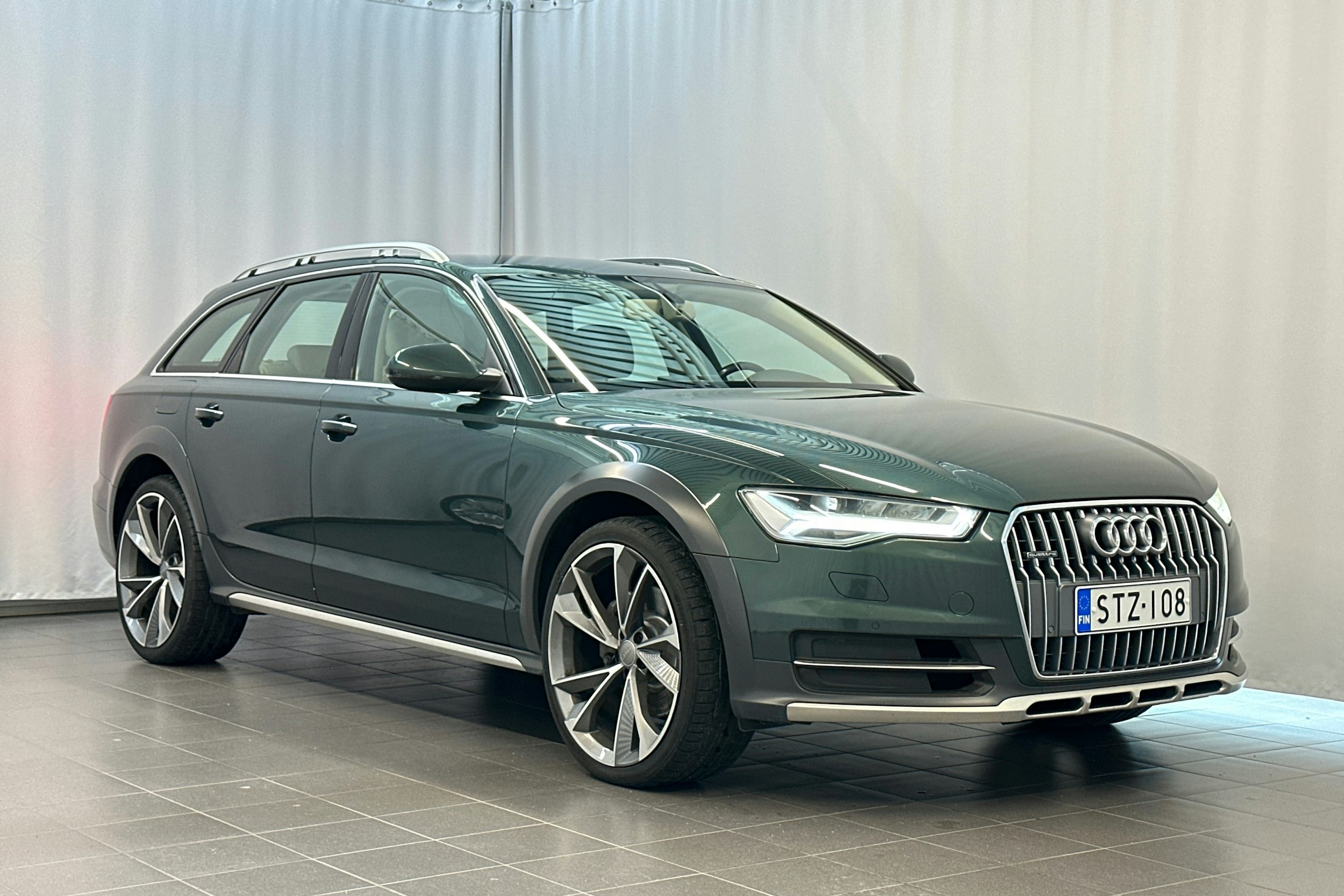 met. vihreä Audi A6 allroad quattro 2017 kuva 25.