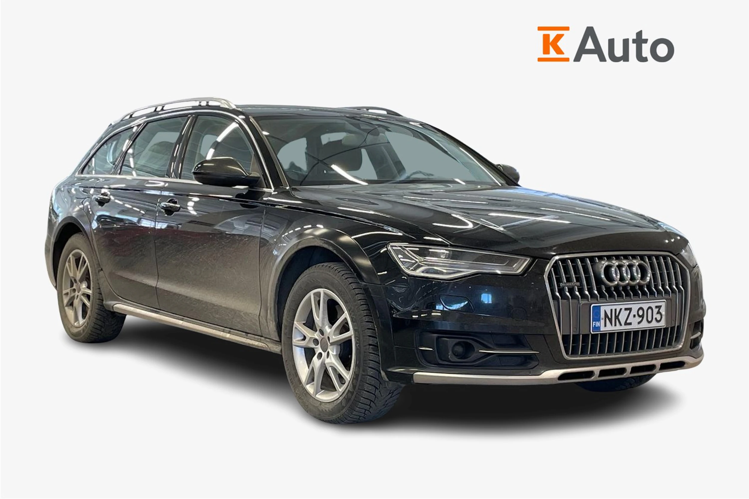 musta Audi A6 allroad quattro 2018 kuva 1.
