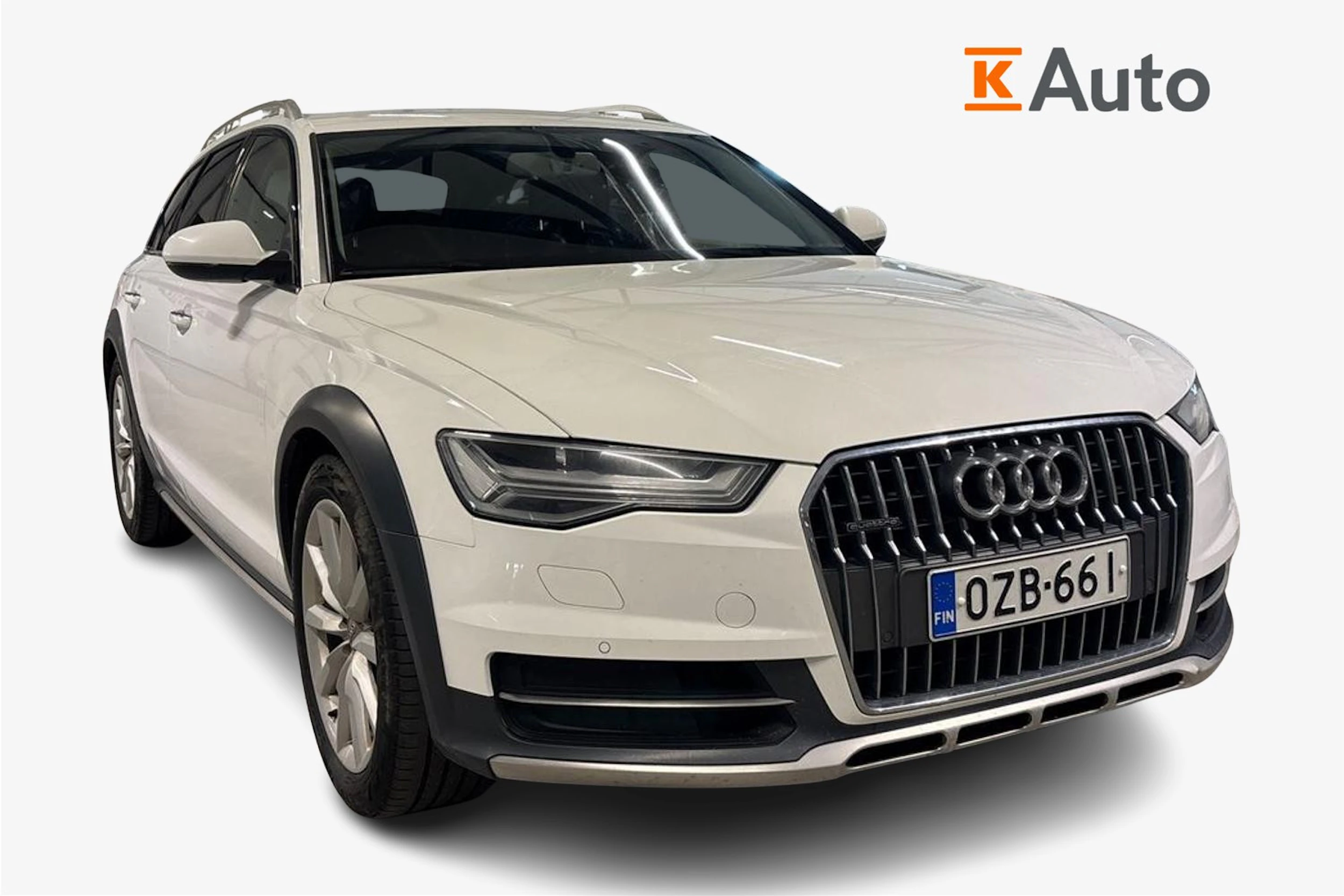 valkoinen Audi A6 allroad quattro 2018 kuva 1.