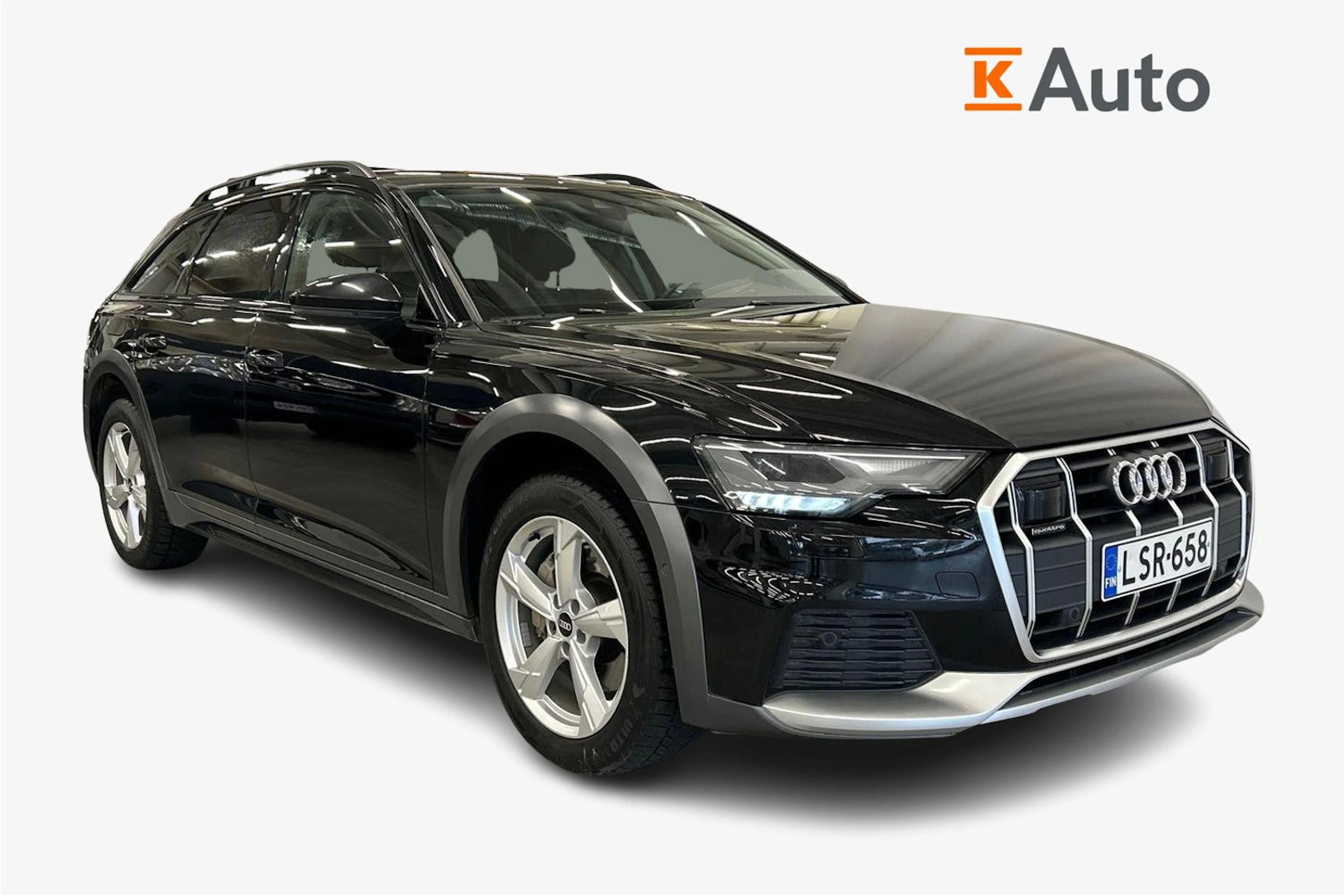 musta Audi A6 allroad quattro 2021 kuva 1.