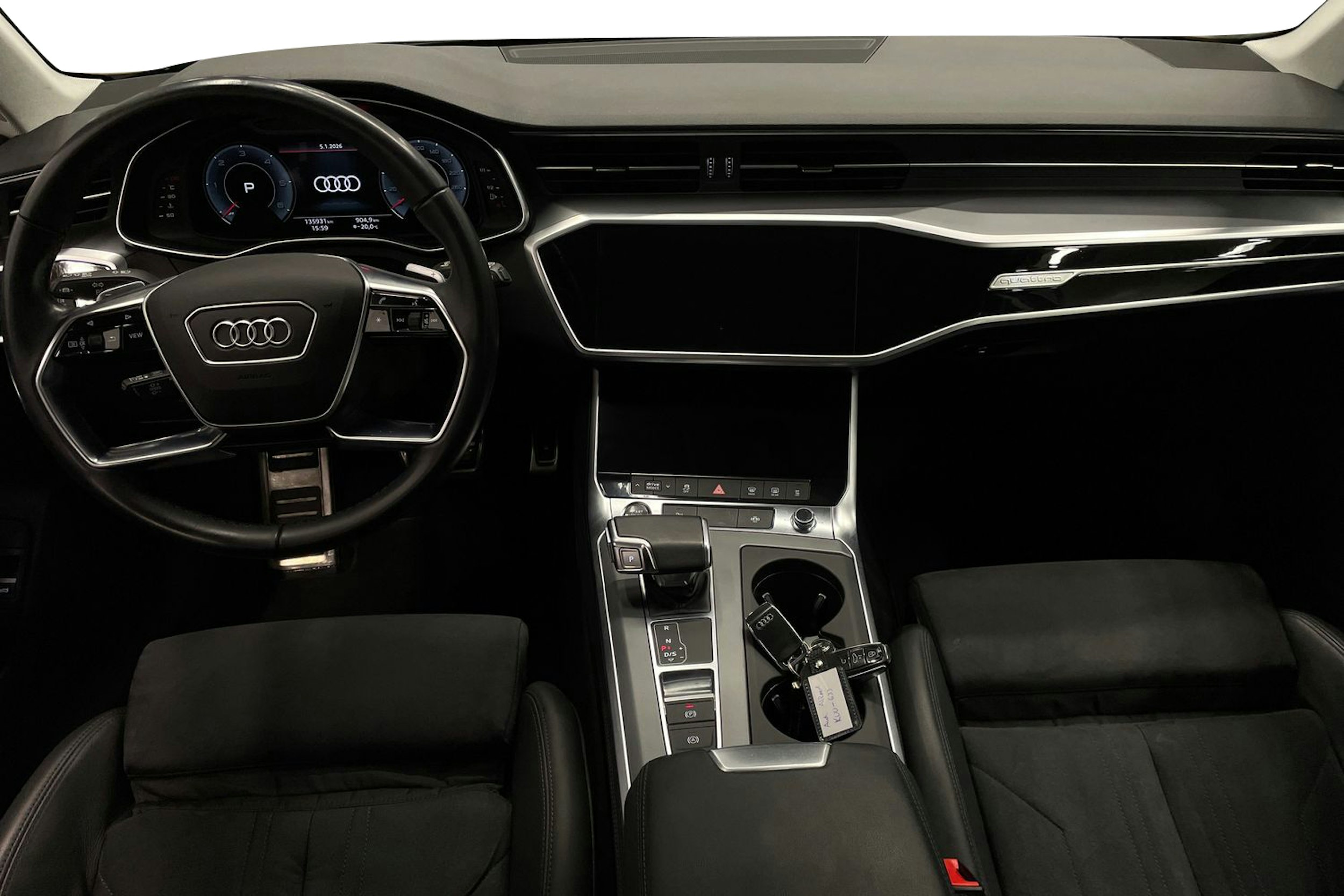 Musta Audi A6 ALLROAD QUATTRO 2022 kuva 9.