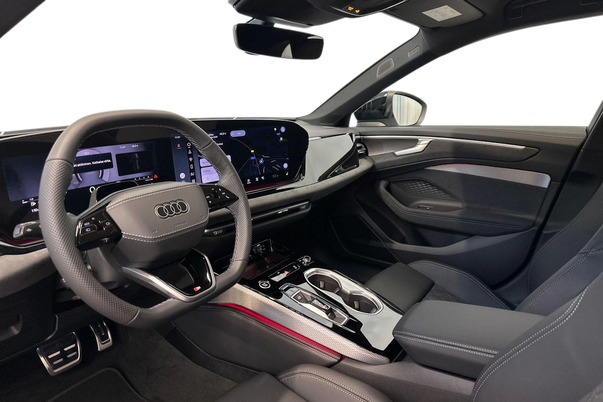 jäätikön valkoinen Audi A6 allroad quattro 2026 kuva 6.