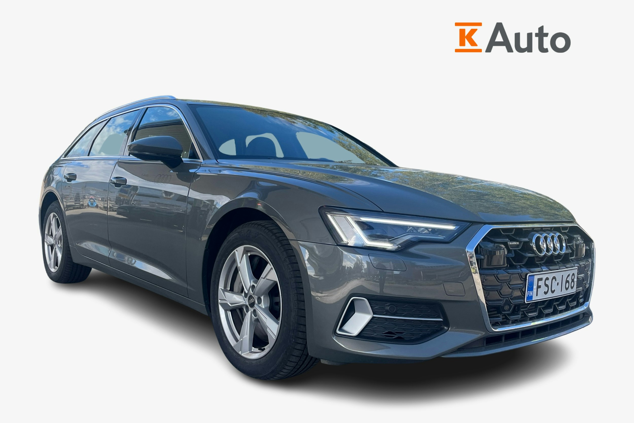 Harmaa Audi A6 2024 kuva 1.