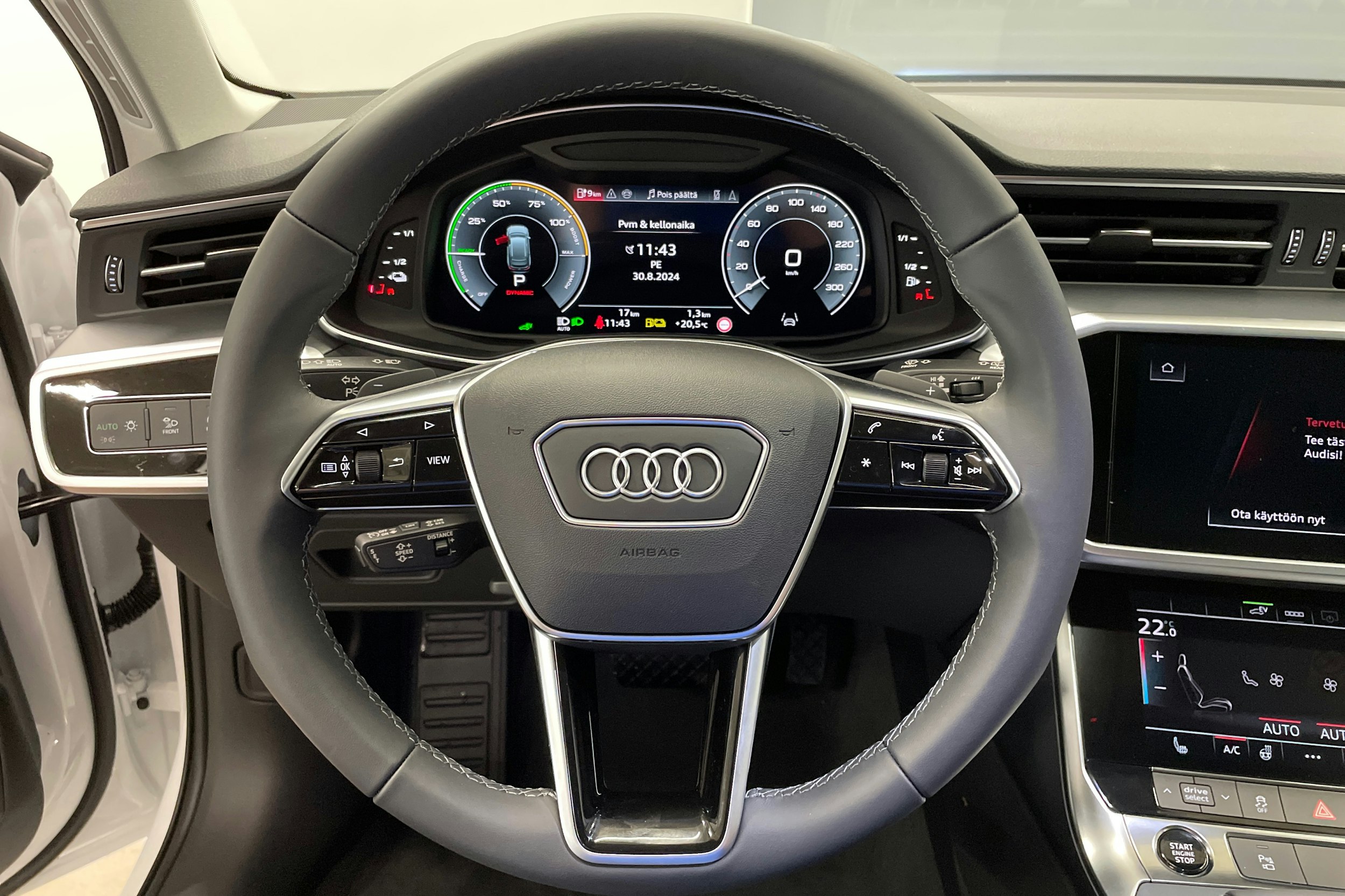 Valkoinen Audi A6 2024 kuva 11.