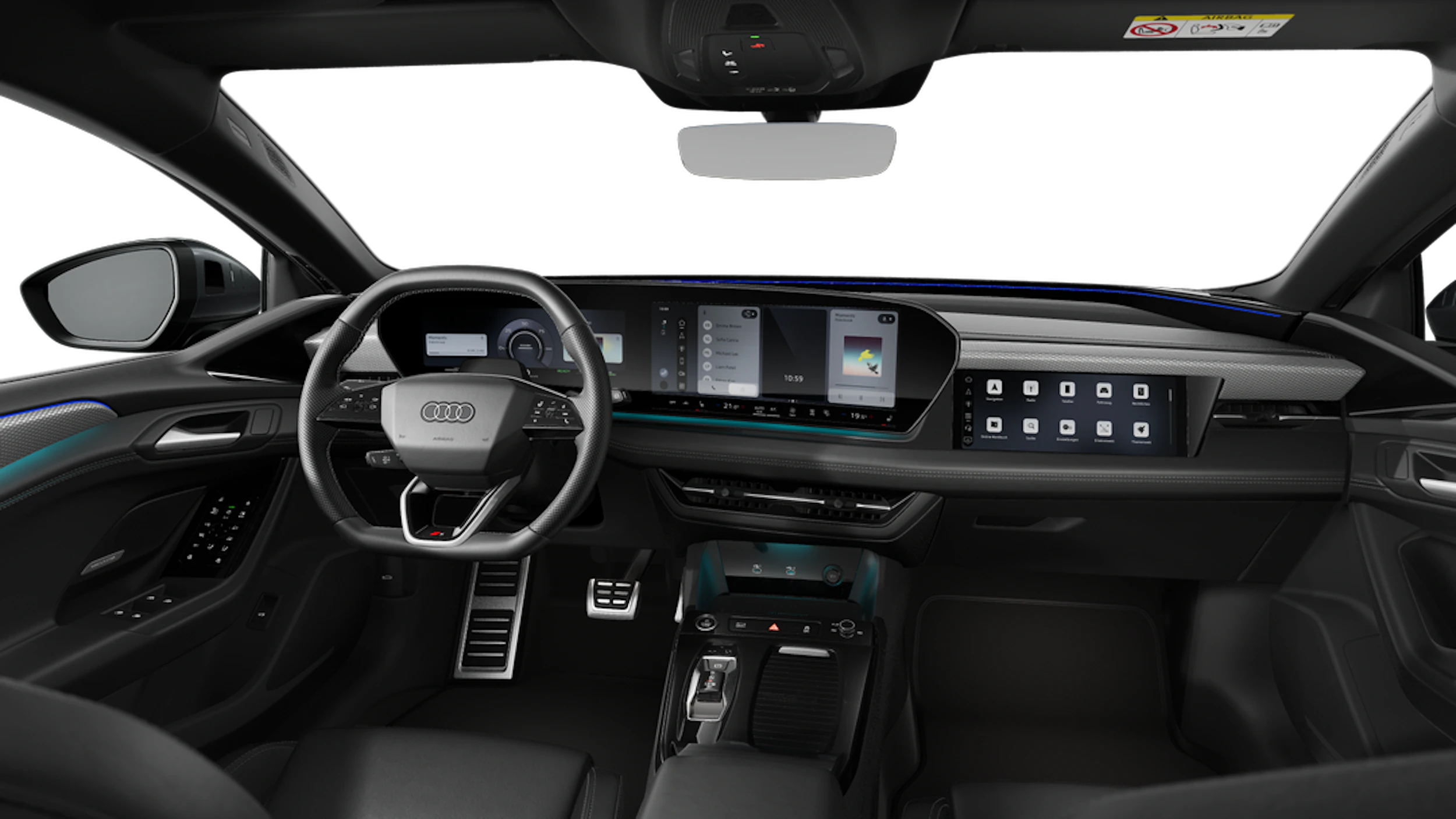 Daytona-harmaa, helmiäisväri Audi A6 Avant e-tron 2026 kuva 2.