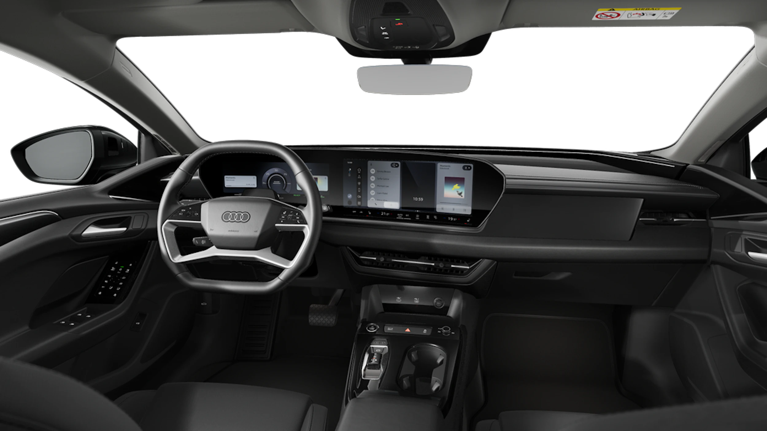 Mythos-musta, metalliväri Audi A6 Avant e-tron 2026 kuva 7.