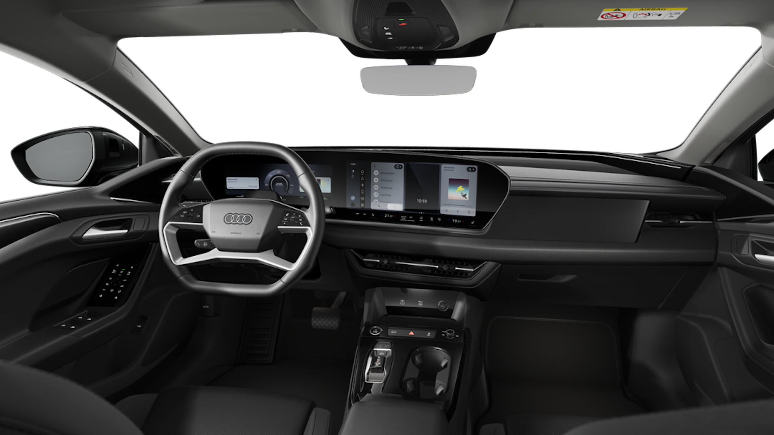 Mythos-musta, metalliväri Audi A6 Avant e-tron 2027 kuva 7.