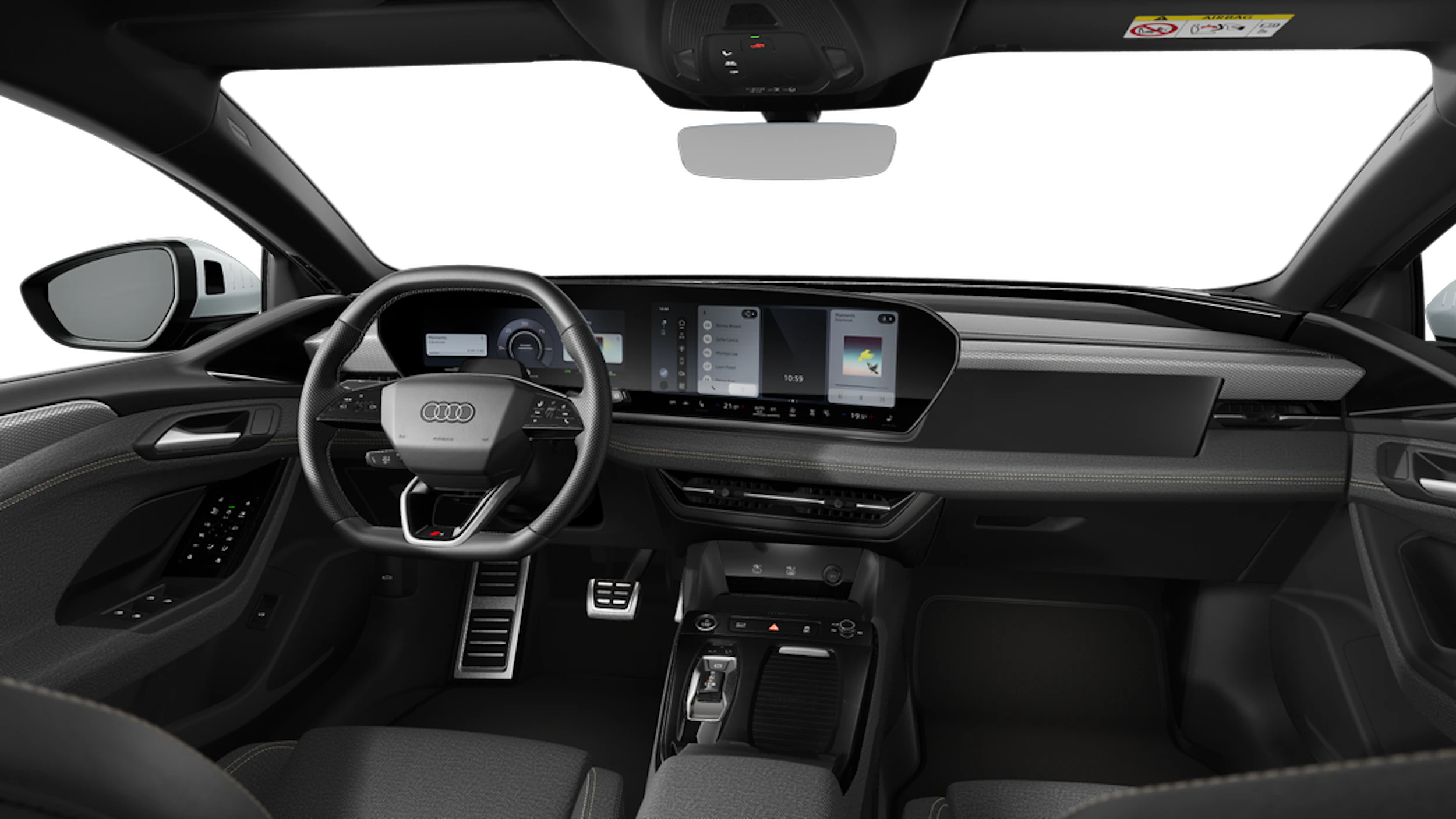Jäätikönvalkoinen, metalliväri Audi A6 Avant e-tron 2027 kuva 7.