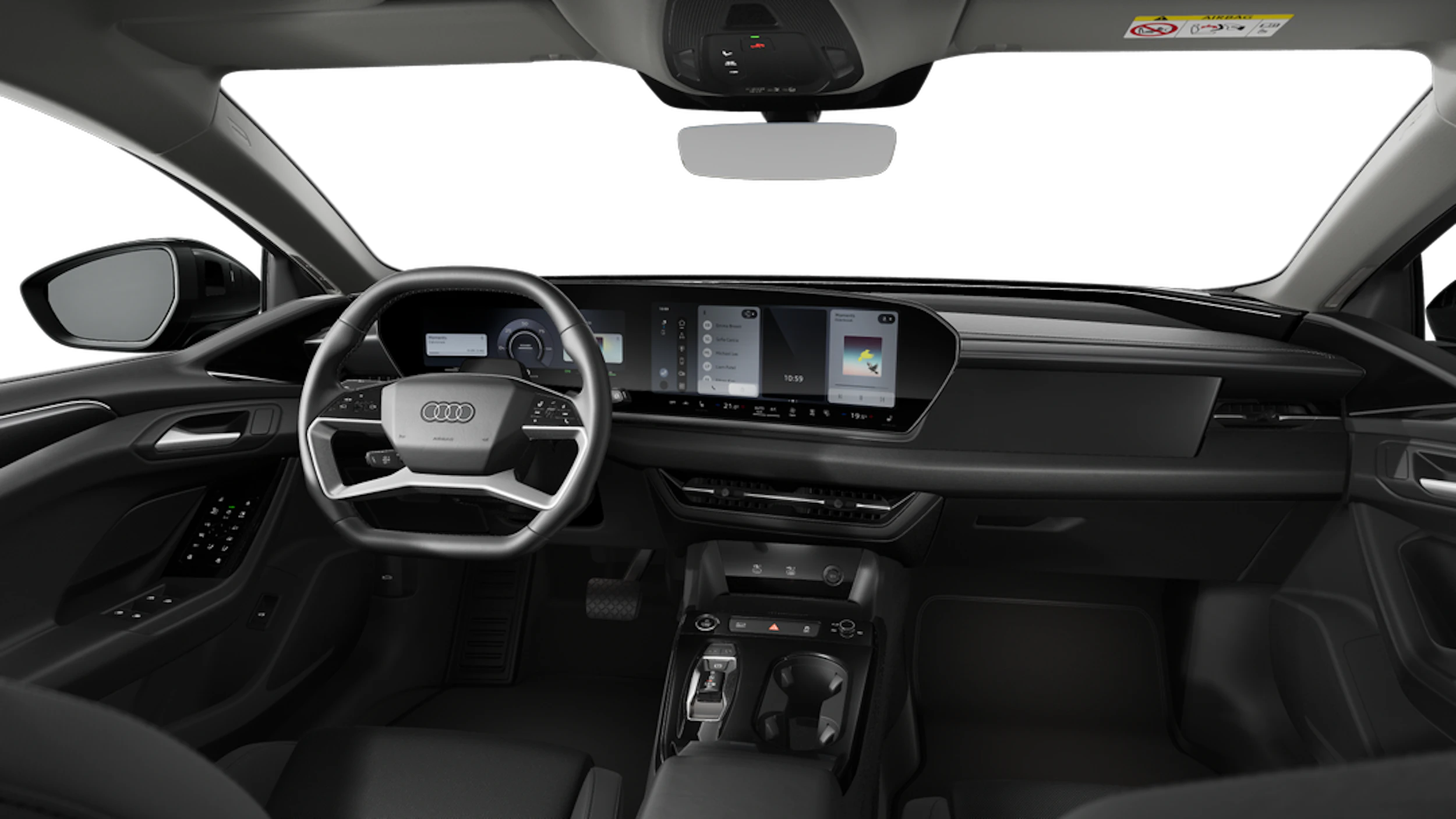 Mythos-musta, metalliväri Audi A6 Avant e-tron 2027 kuva 7.