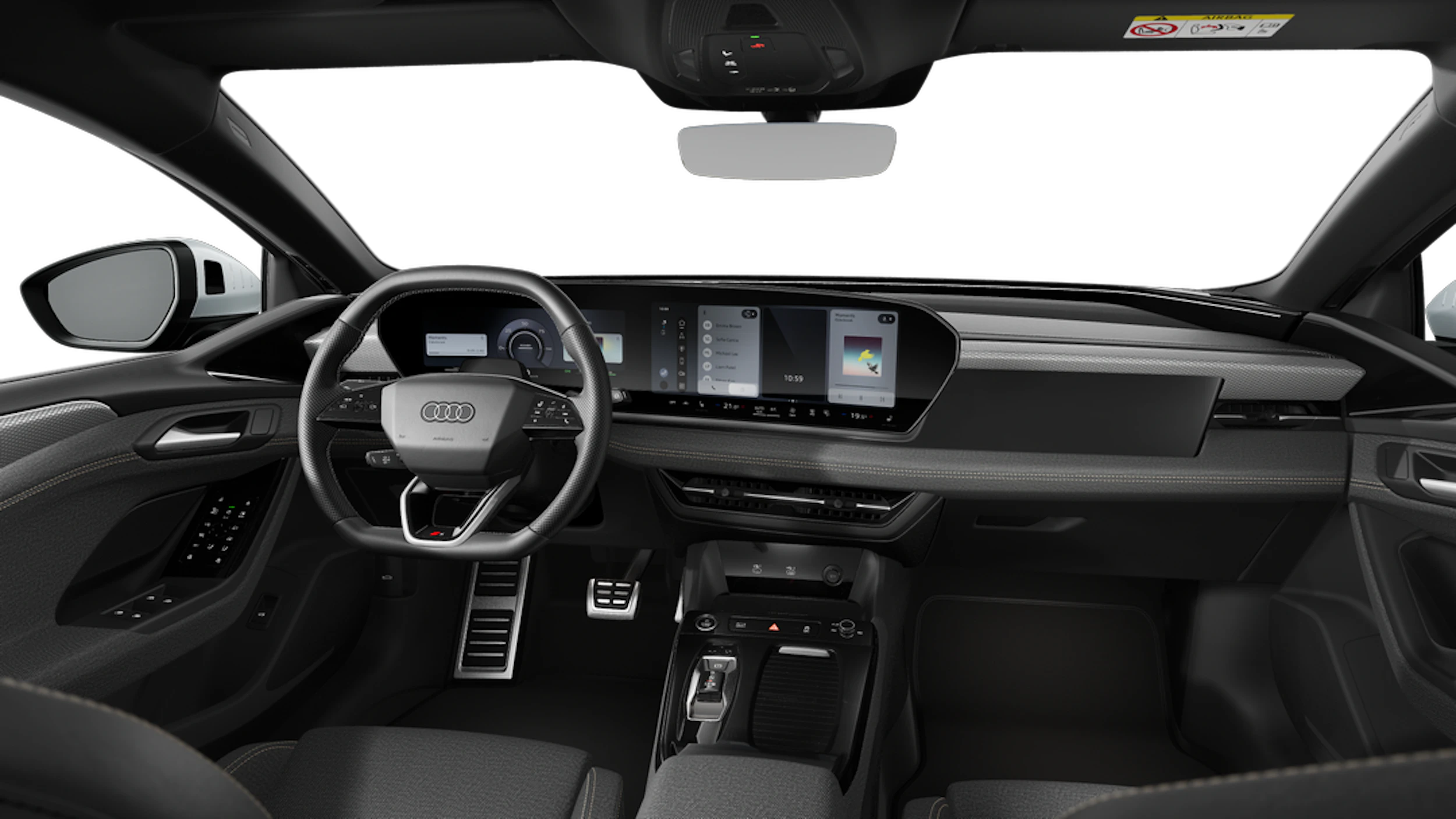 Jäätikönvalkoinen, metalliväri Audi A6 Avant e-tron 2027 kuva 7.