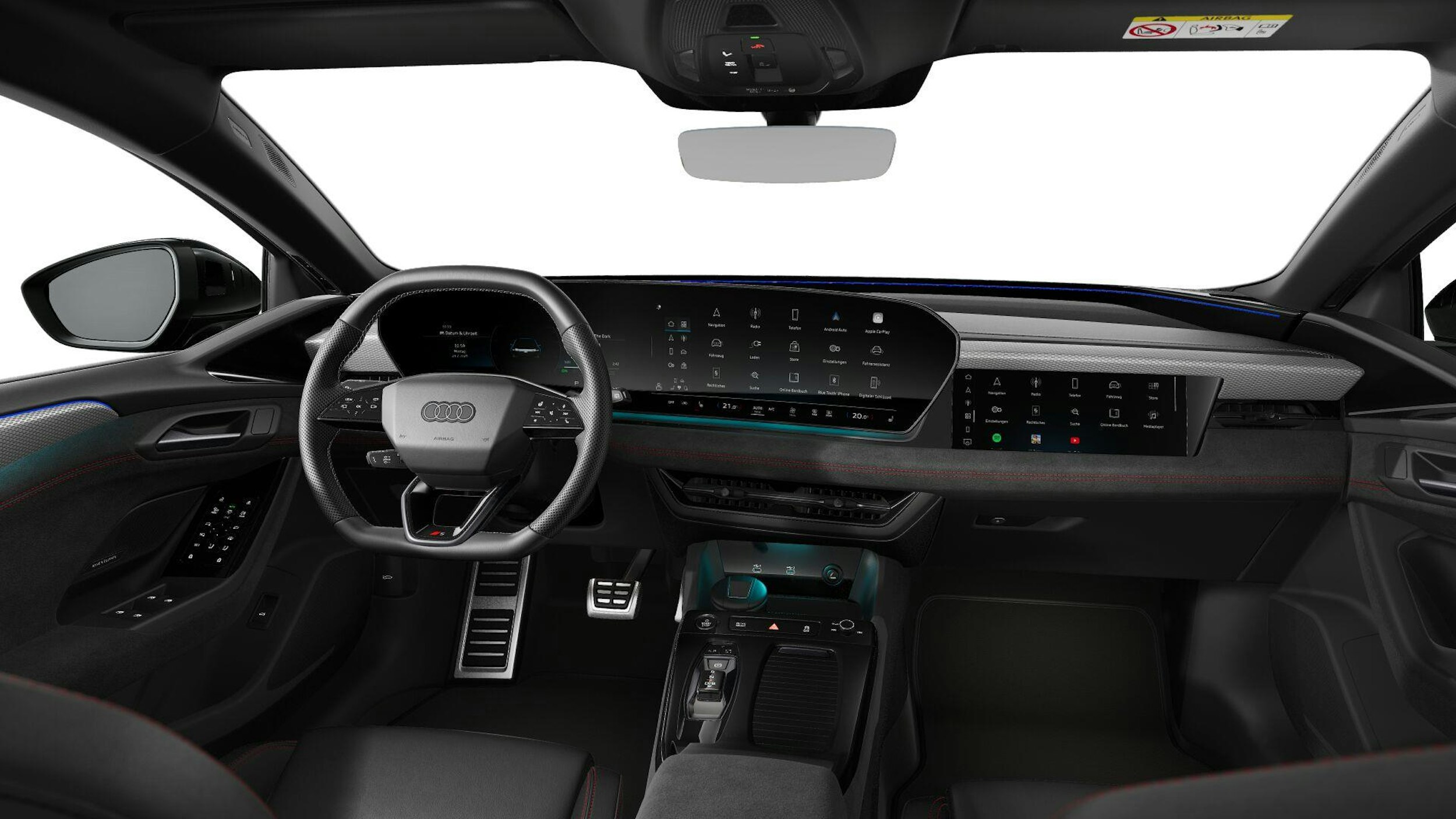 sininen Audi A6 e-tron 2025 kuva 7.