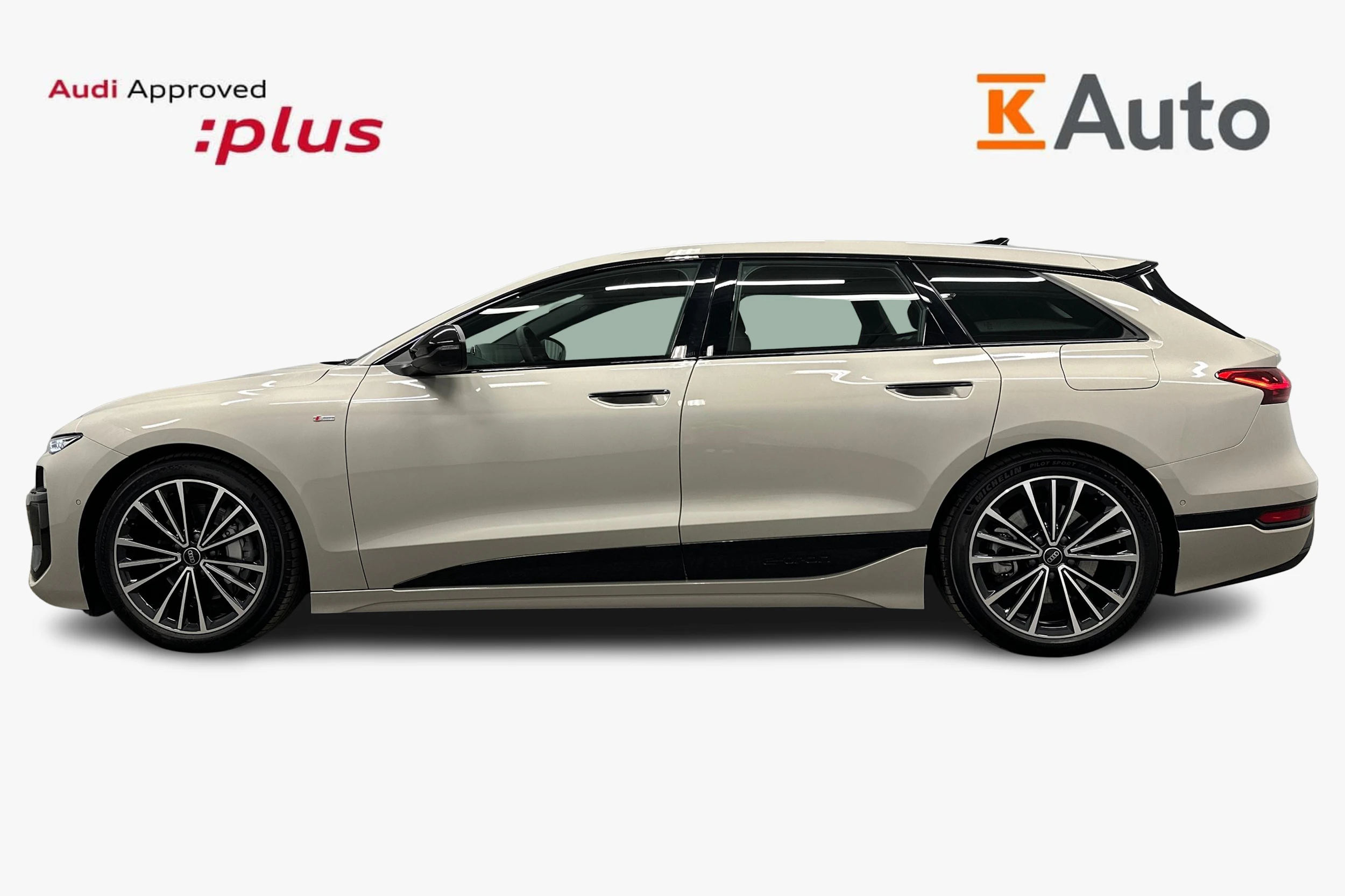 beige Audi A6 e-tron 2025 kuva 5.