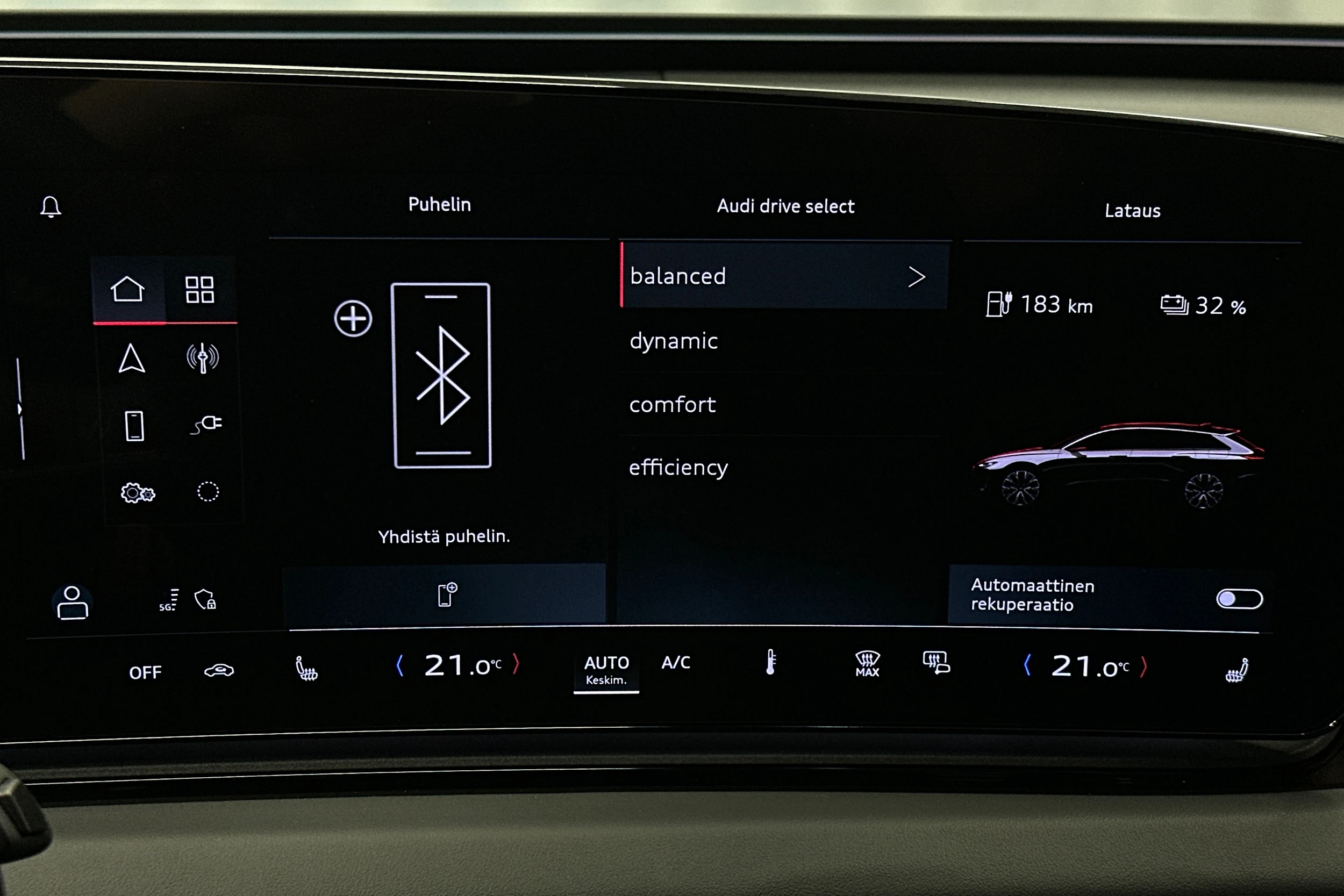 musta Audi A6 e-tron 2025 kuva 17.