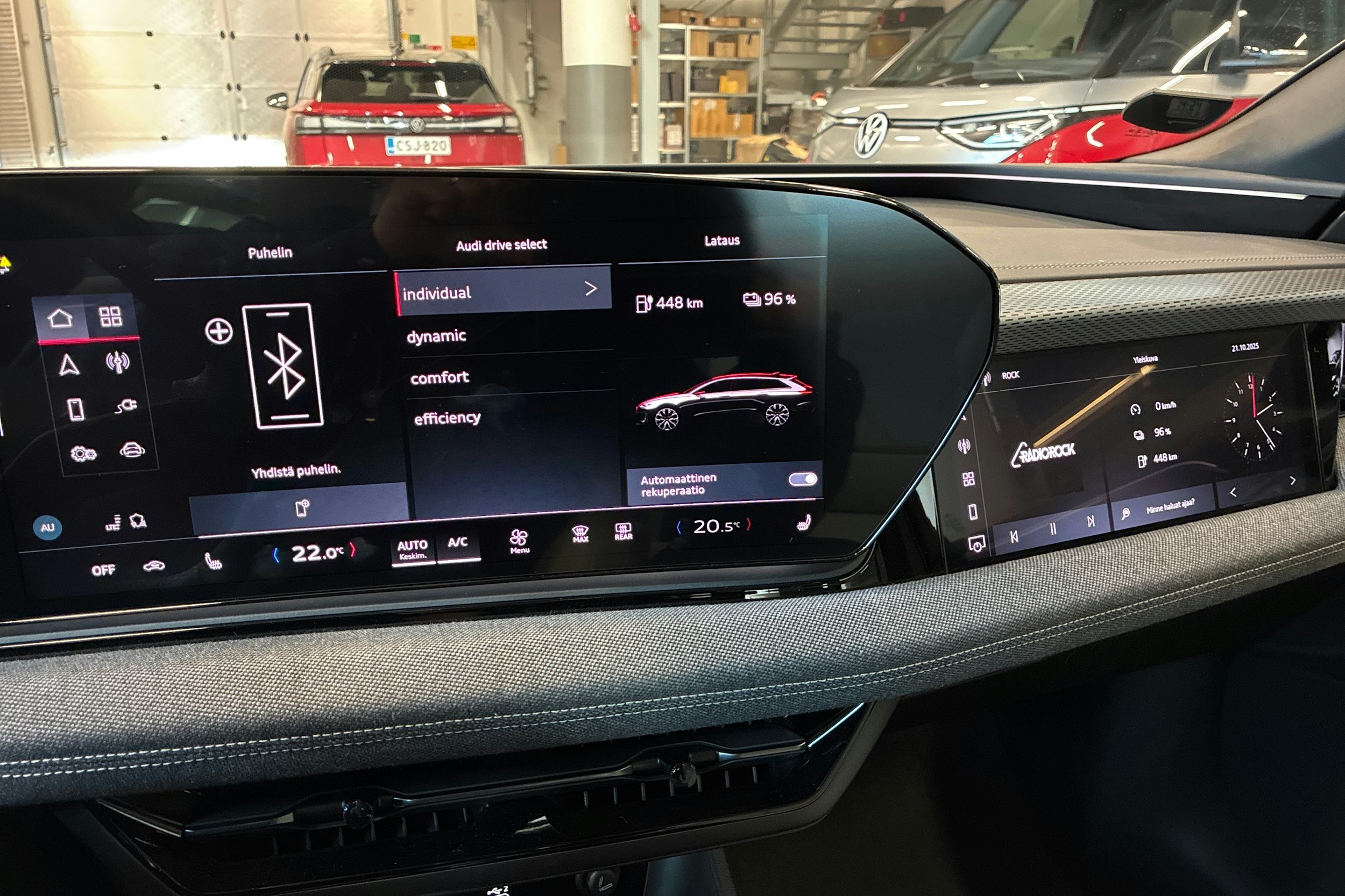 sininen Audi A6 e-tron 2025 kuva 11.