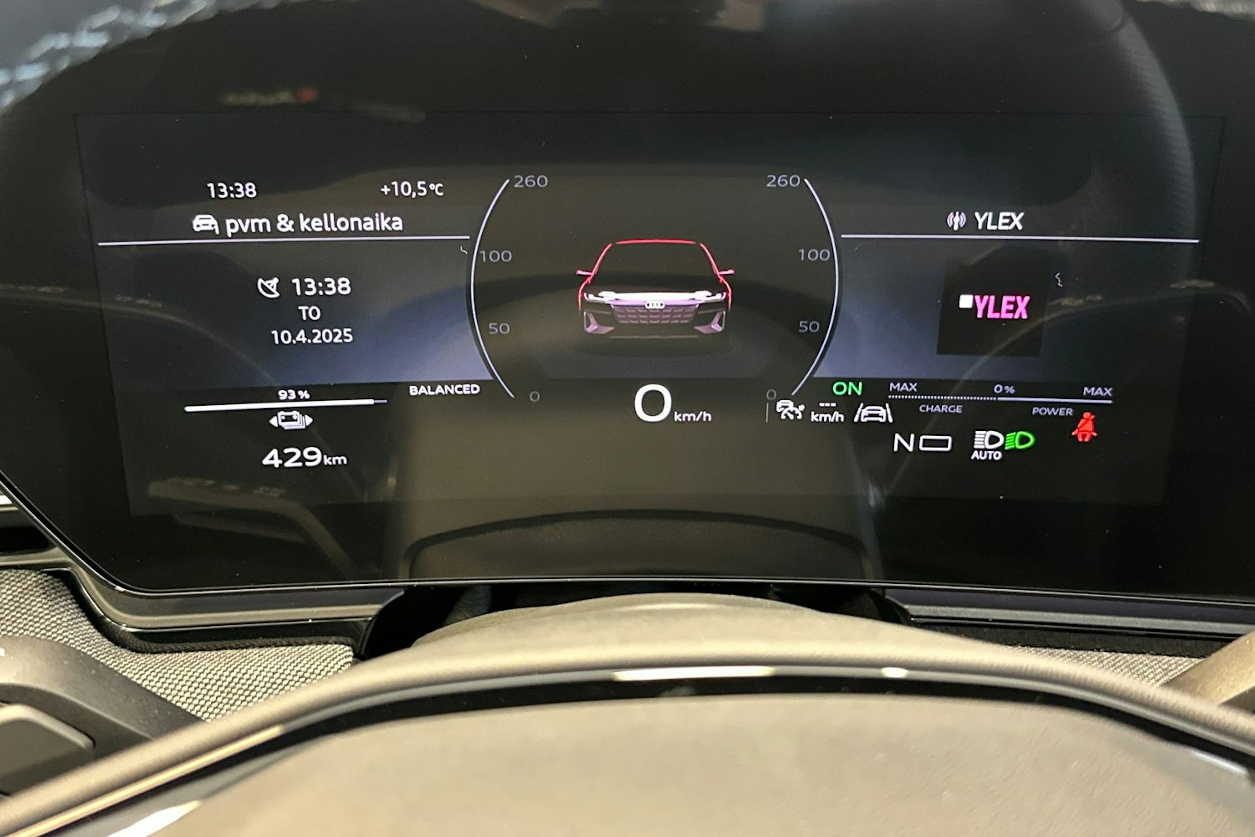 met. valkoinen Audi A6 e-tron 2025 kuva 20.