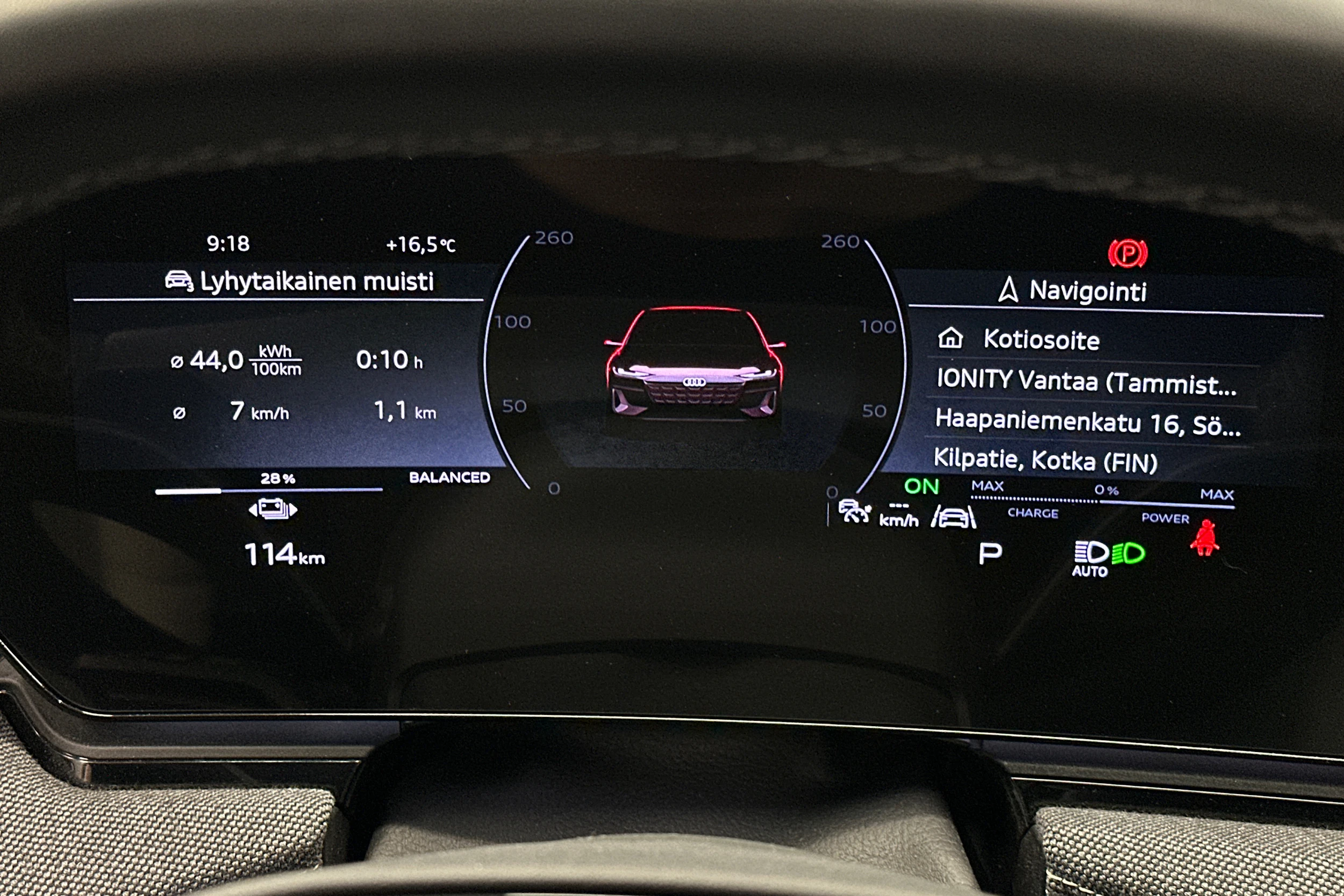 musta Audi A6 e-tron 2025 kuva 13.