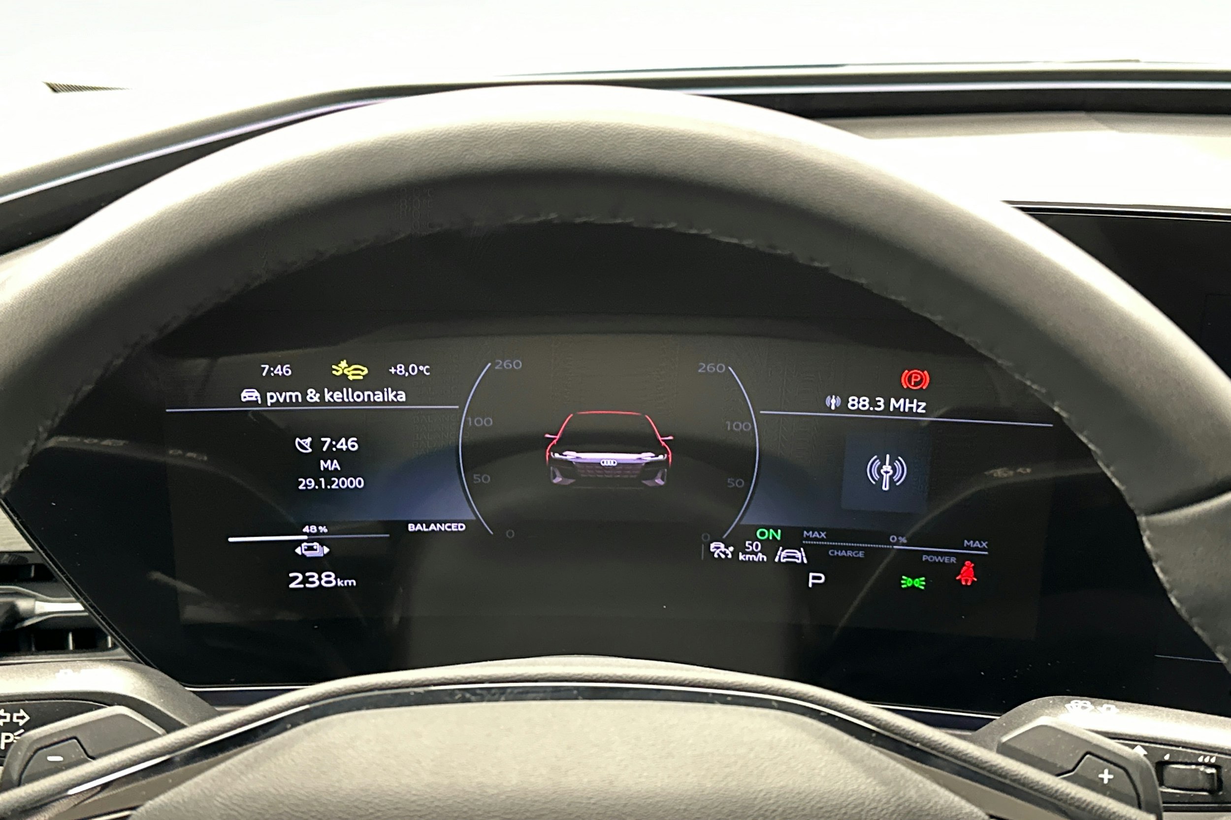 sininen Audi A6 e-tron 2025 kuva 14.