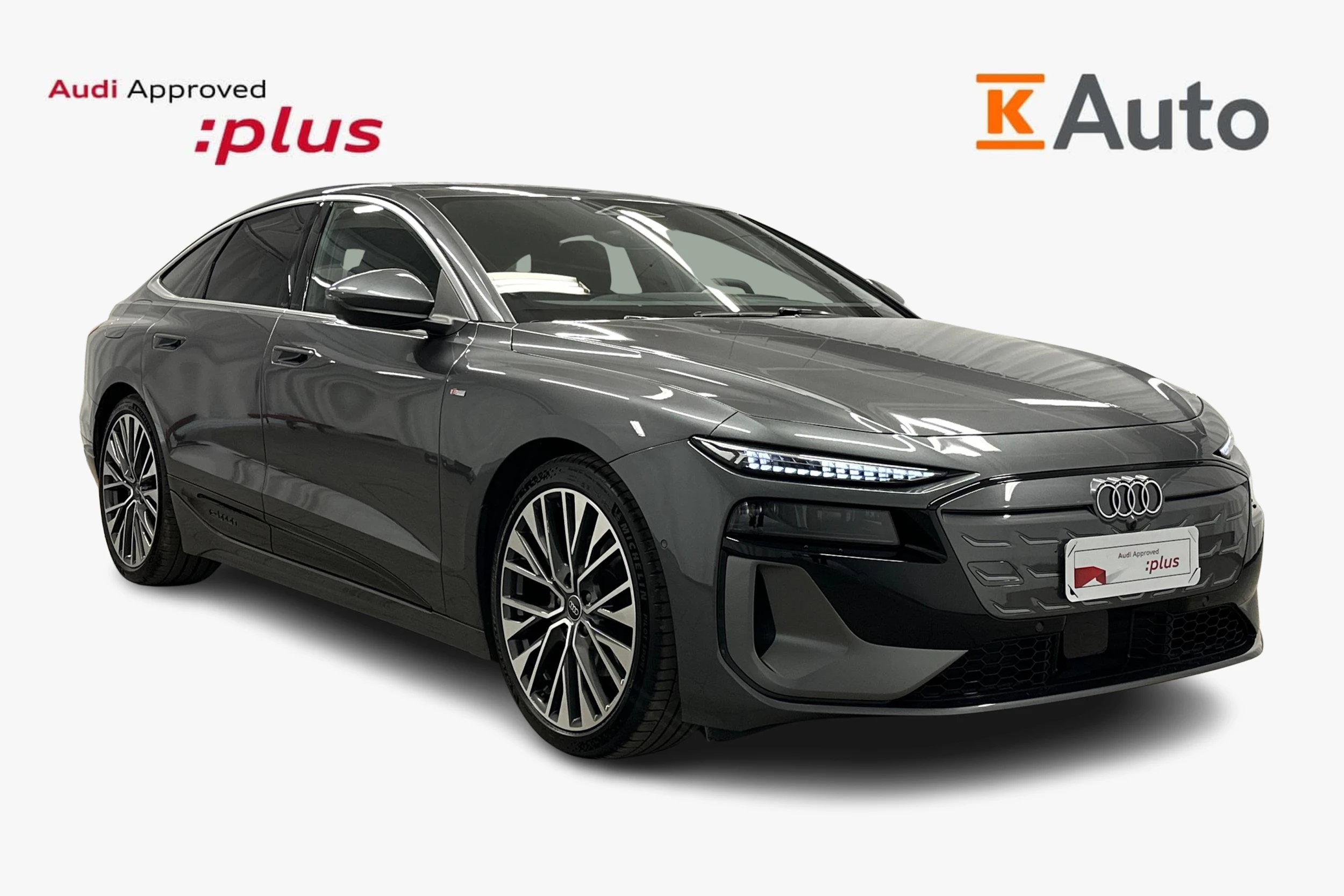 harmaa Audi A6 e-tron 2025 kuva 1.