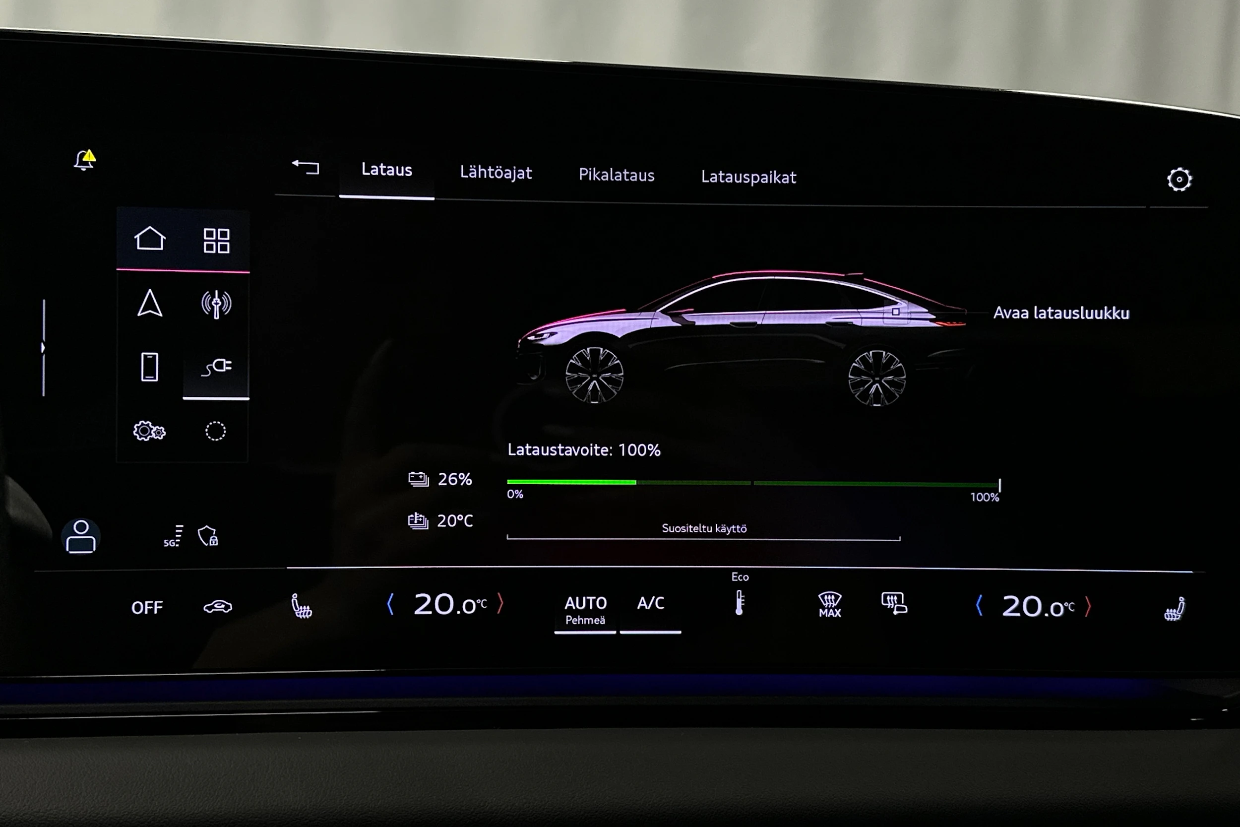harmaa Audi A6 e-tron 2025 kuva 22.