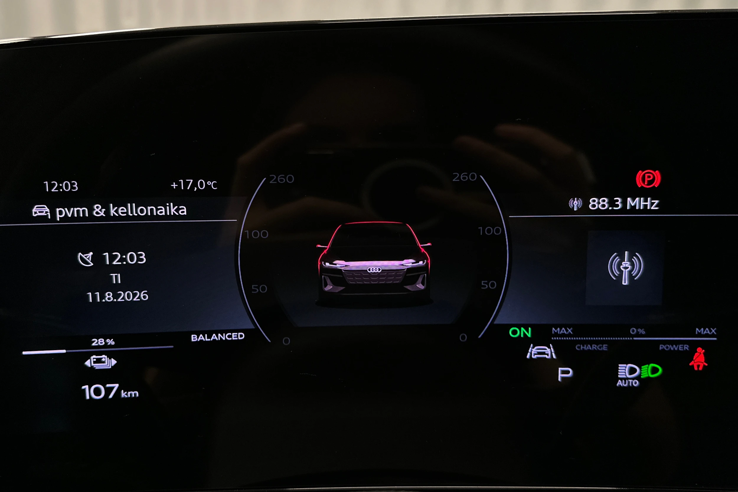 musta Audi A6 e-tron 2025 kuva 13.