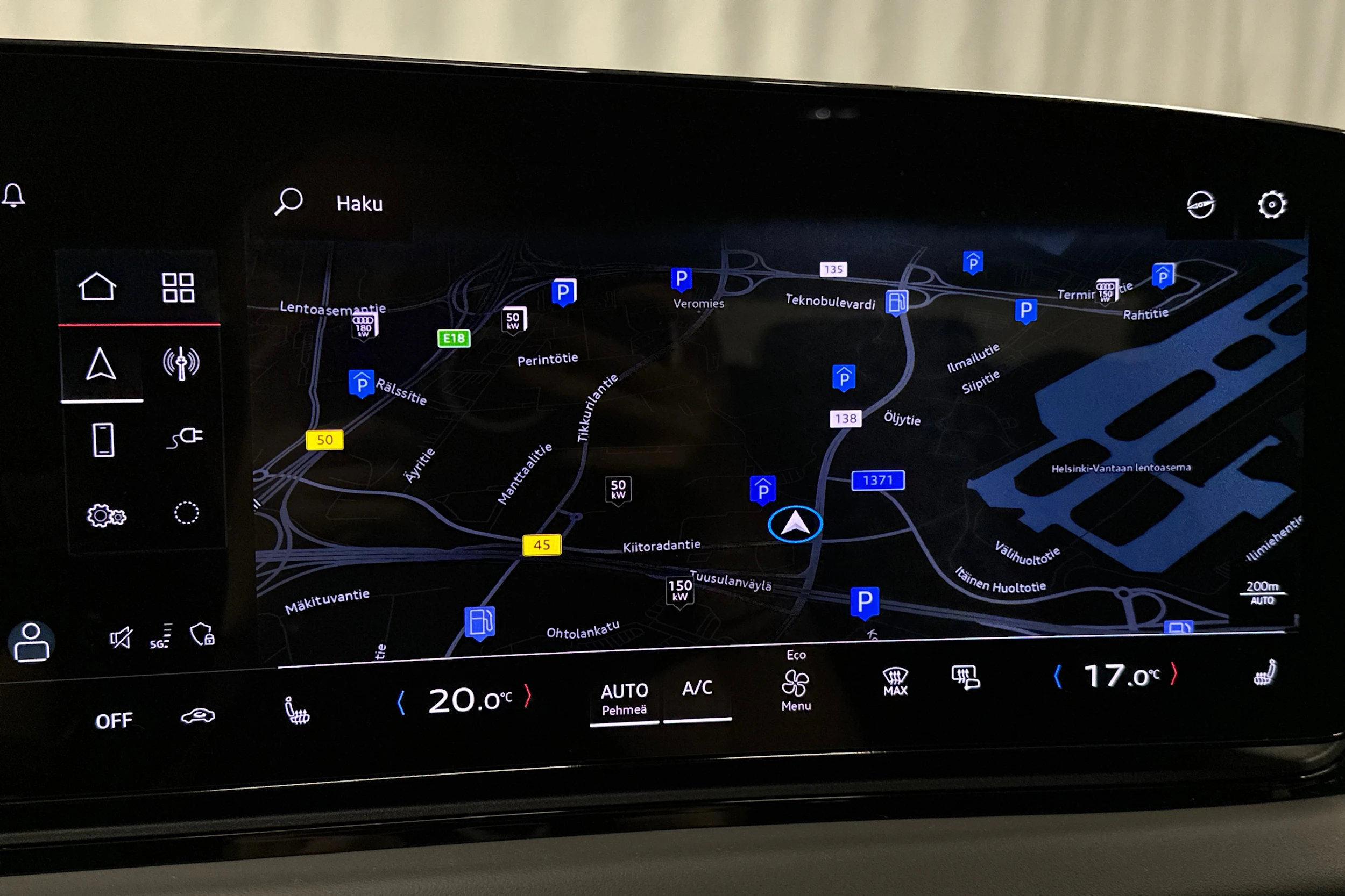 musta Audi A6 e-tron 2025 kuva 17.