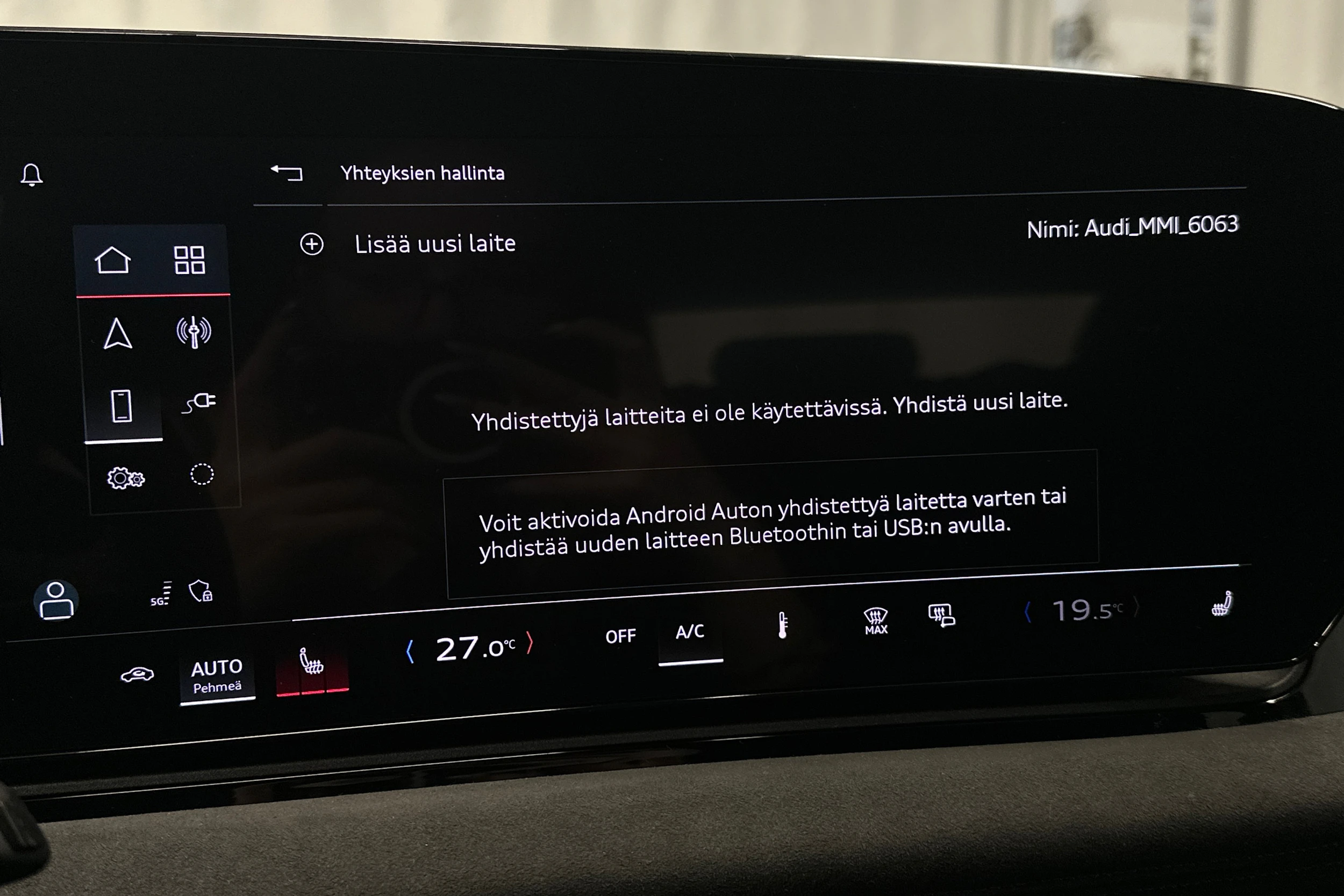 harmaa Audi A6 e-tron 2025 kuva 21.
