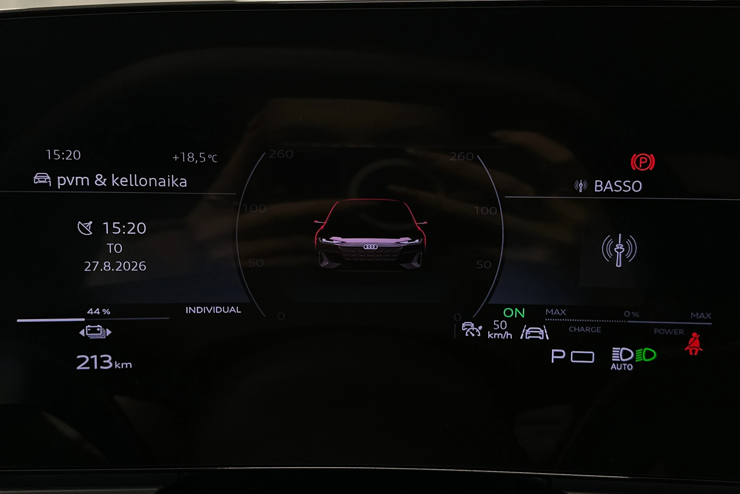 valkoinen Audi A6 e-tron 2025 kuva 13.