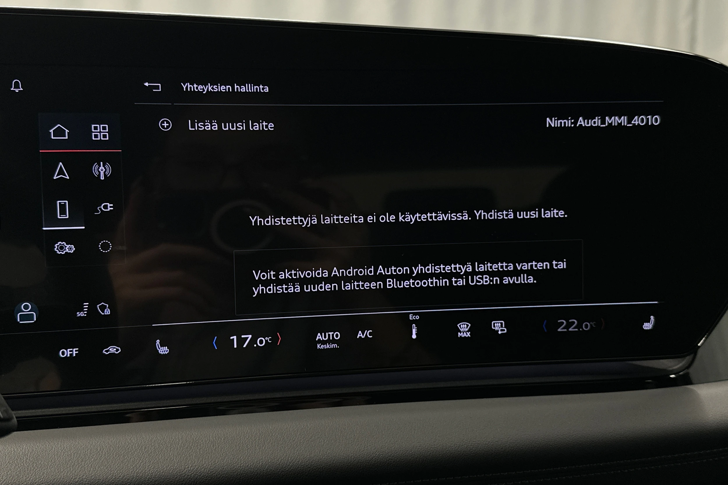 valkoinen Audi A6 e-tron 2025 kuva 21.