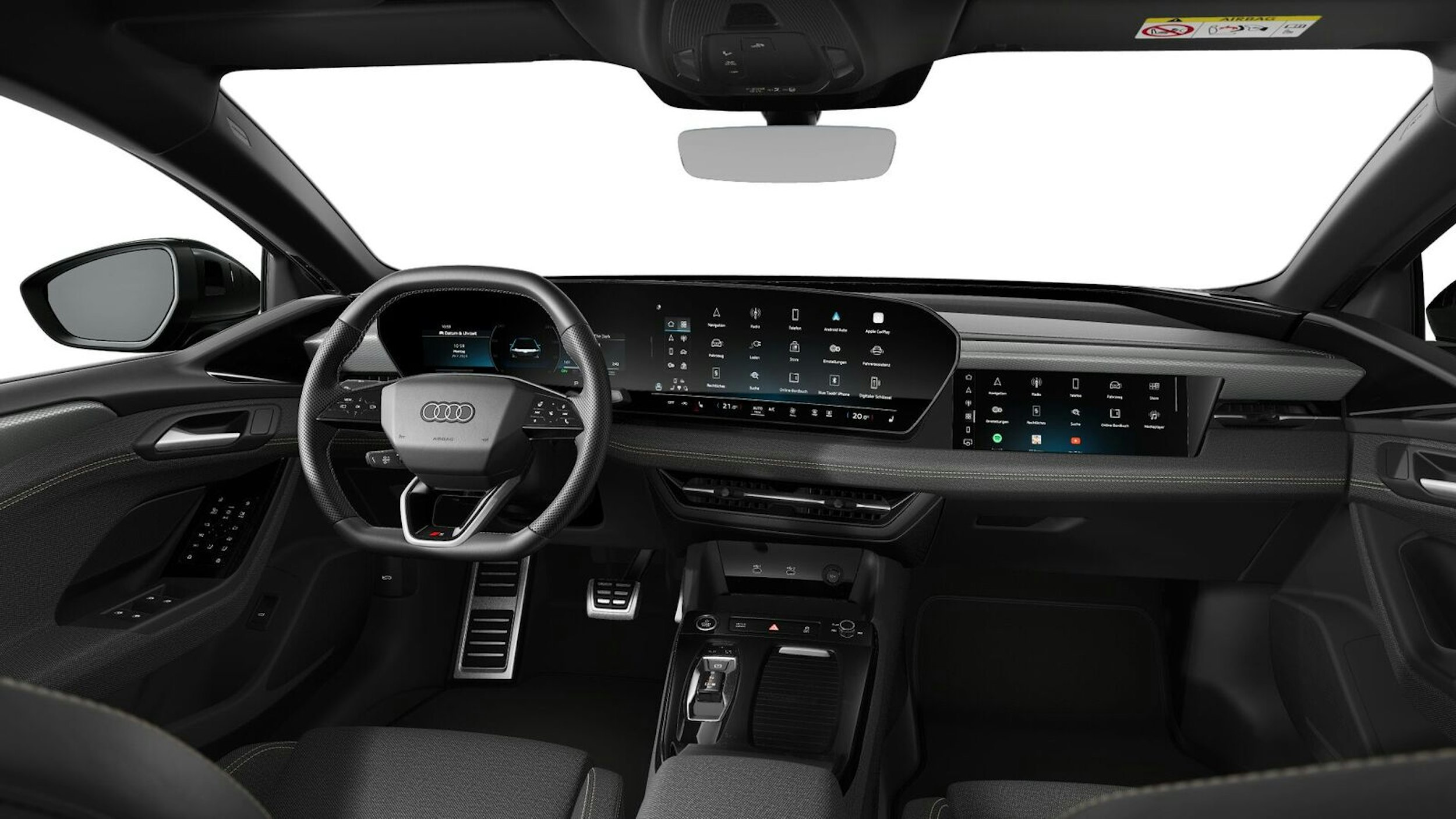 musta Audi A6 e-tron 2025 kuva 8.