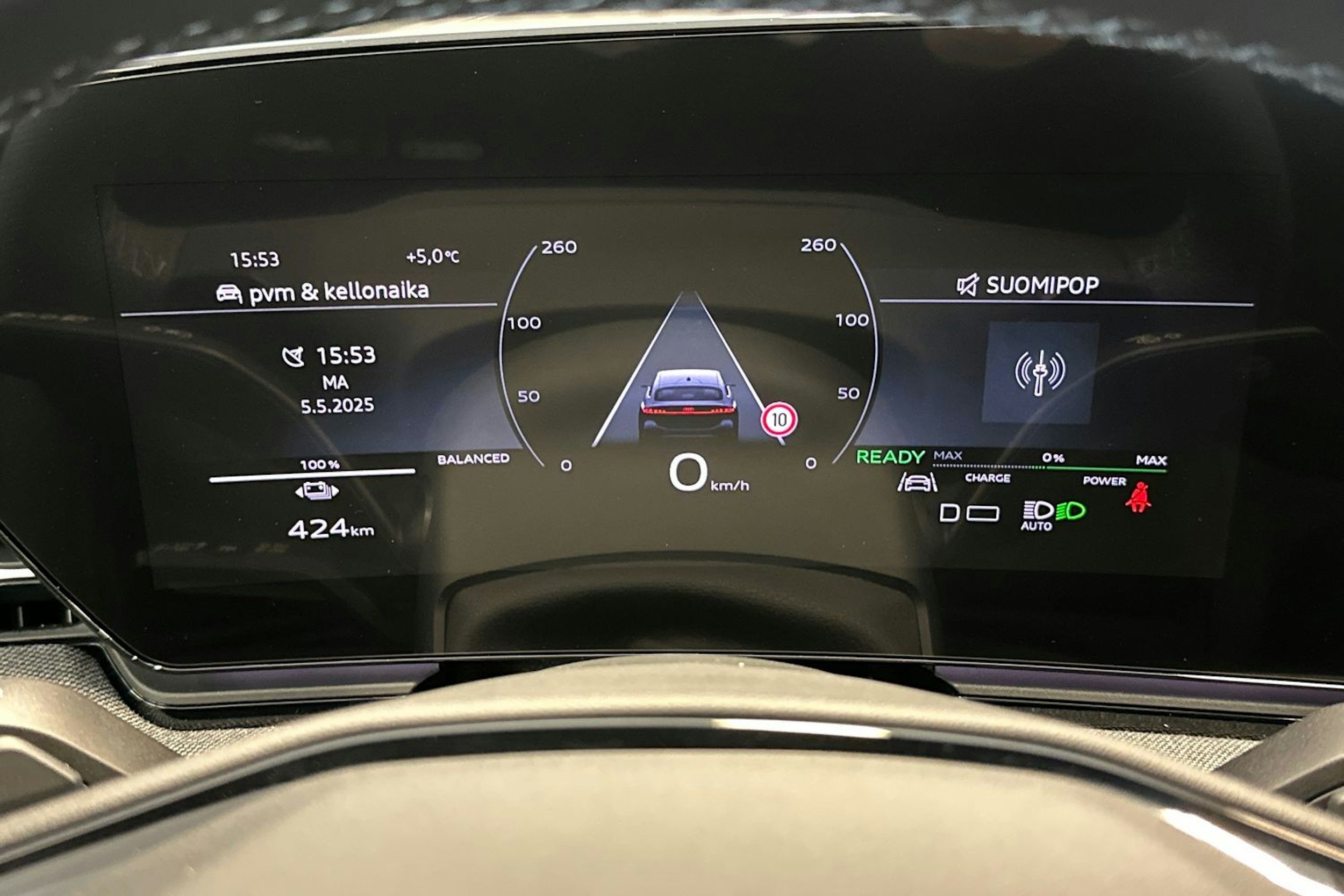 musta Audi A6 e-tron 2025 kuva 18.