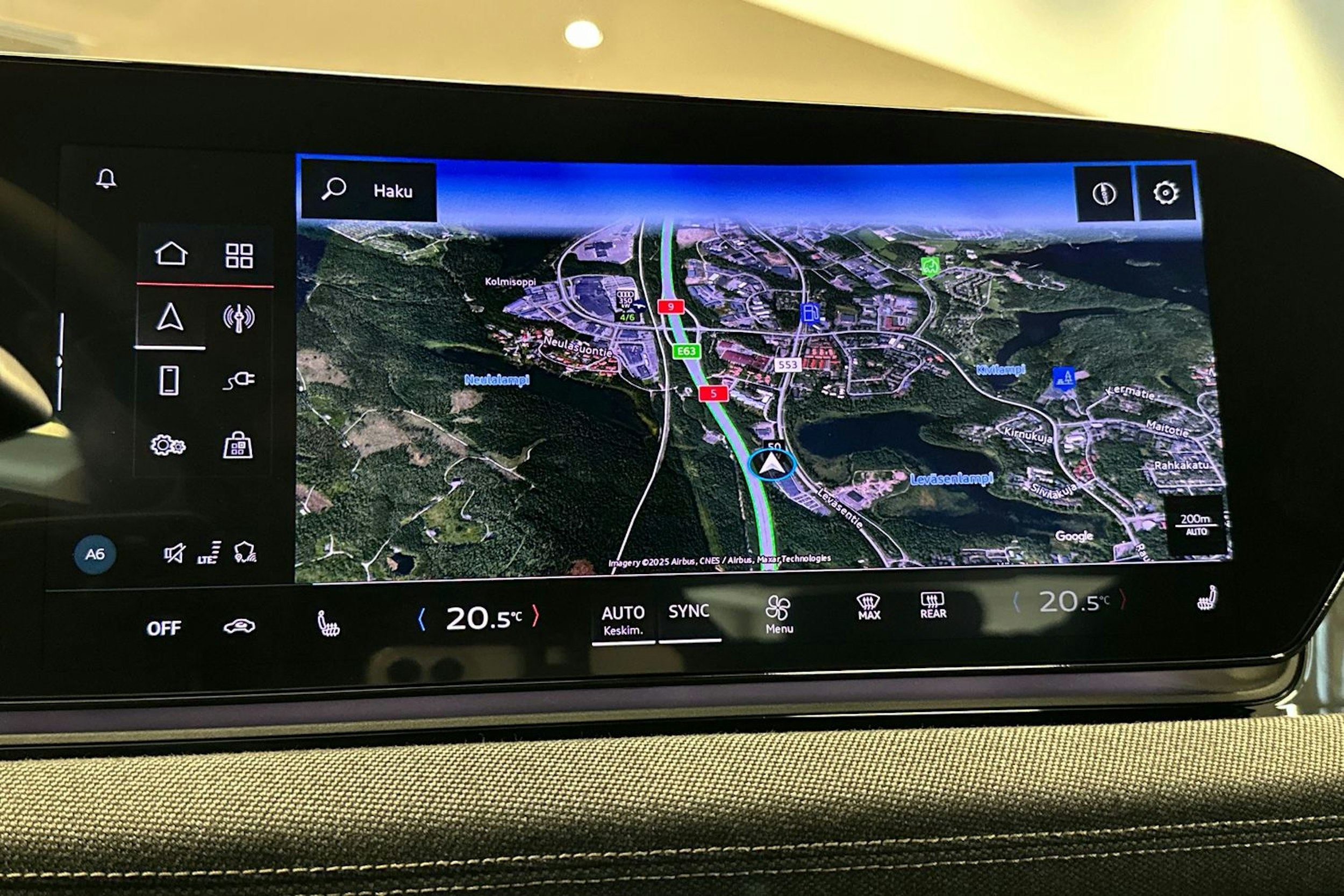 musta Audi A6 e-tron 2025 kuva 19.