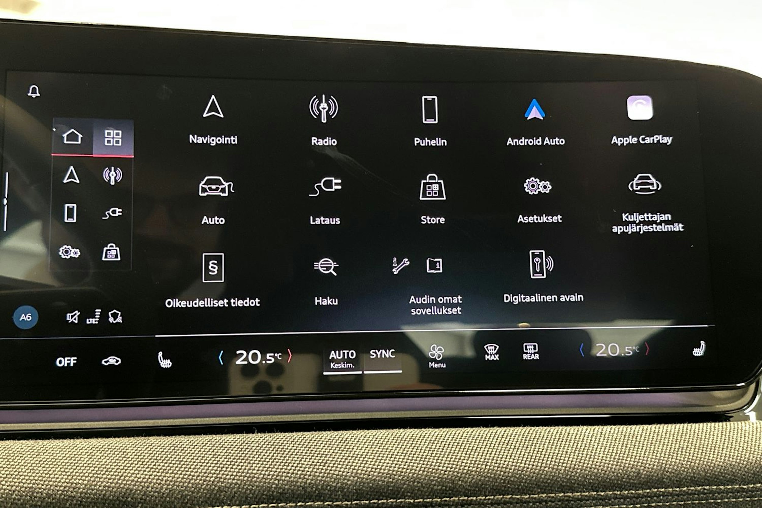 musta Audi A6 e-tron 2025 kuva 20.