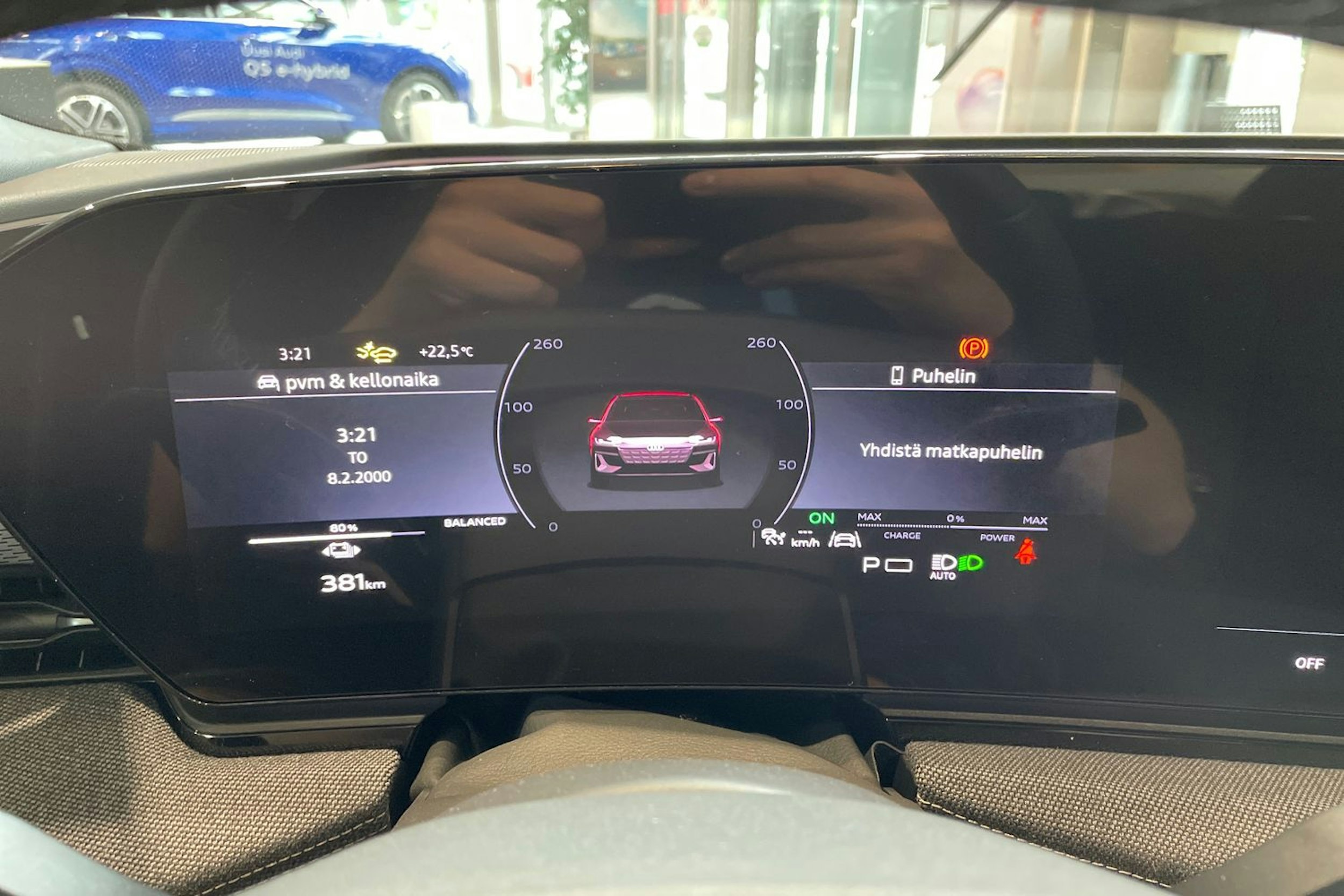 sininen Audi A6 e-tron 2025 kuva 12.