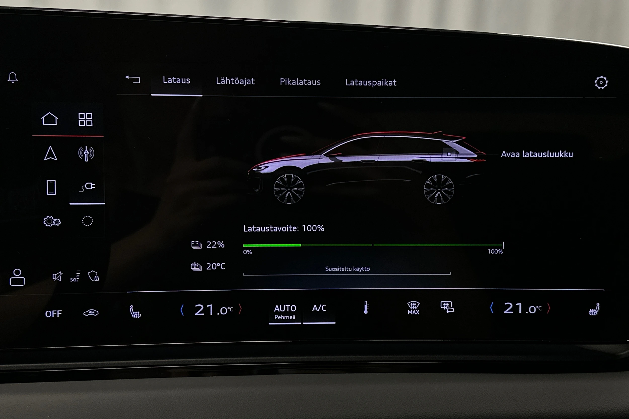 musta Audi A6 e-tron 2025 kuva 23.