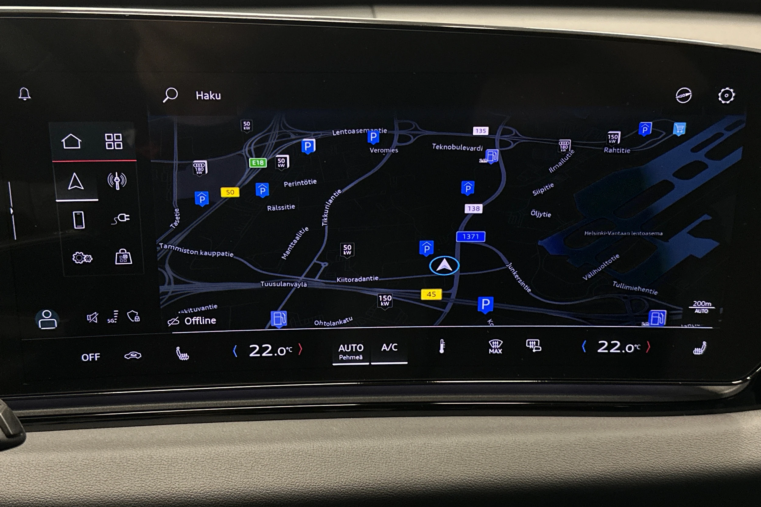 sininen Audi A6 e-tron 2025 kuva 19.